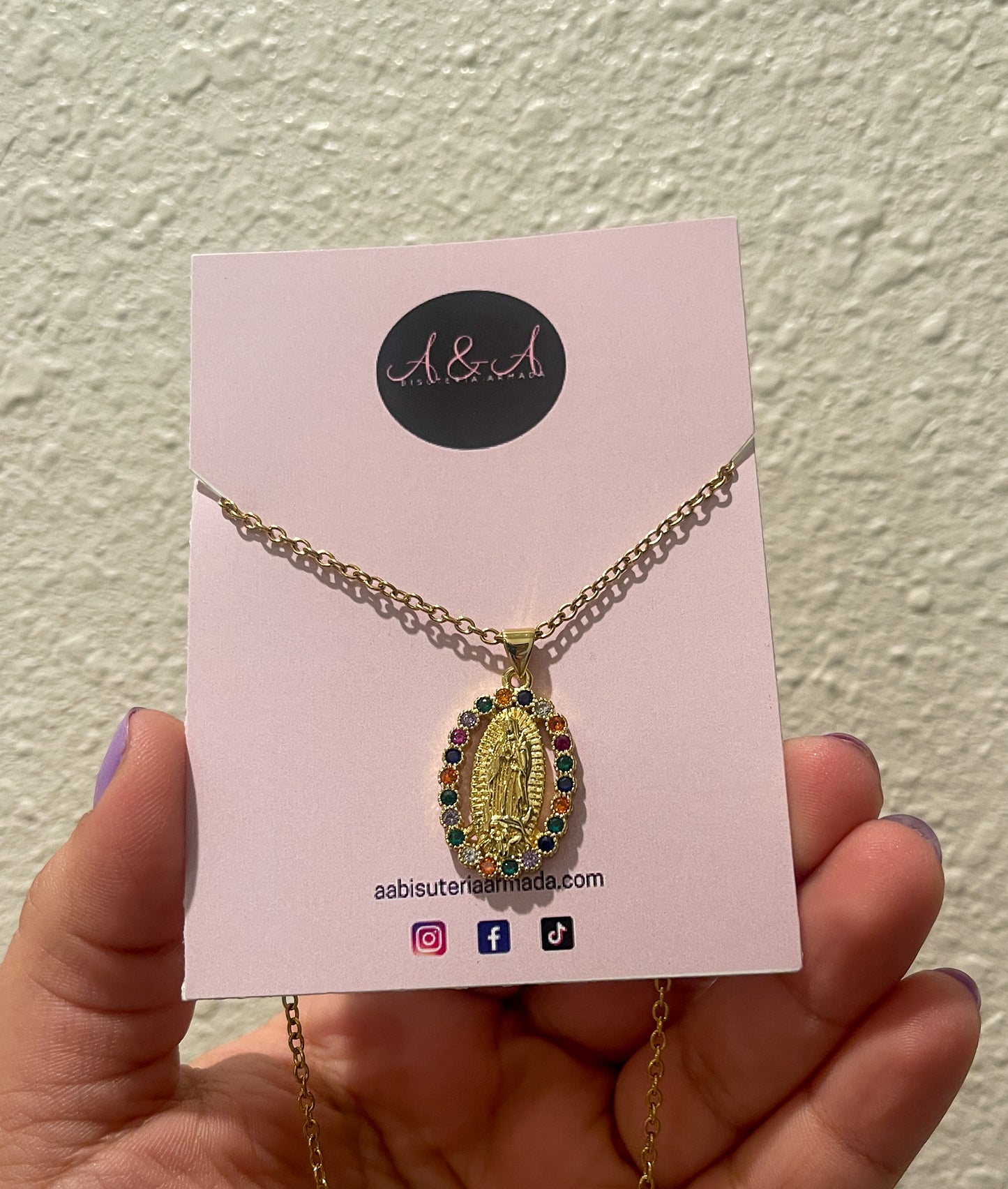 Virgencita Colorful Necklace