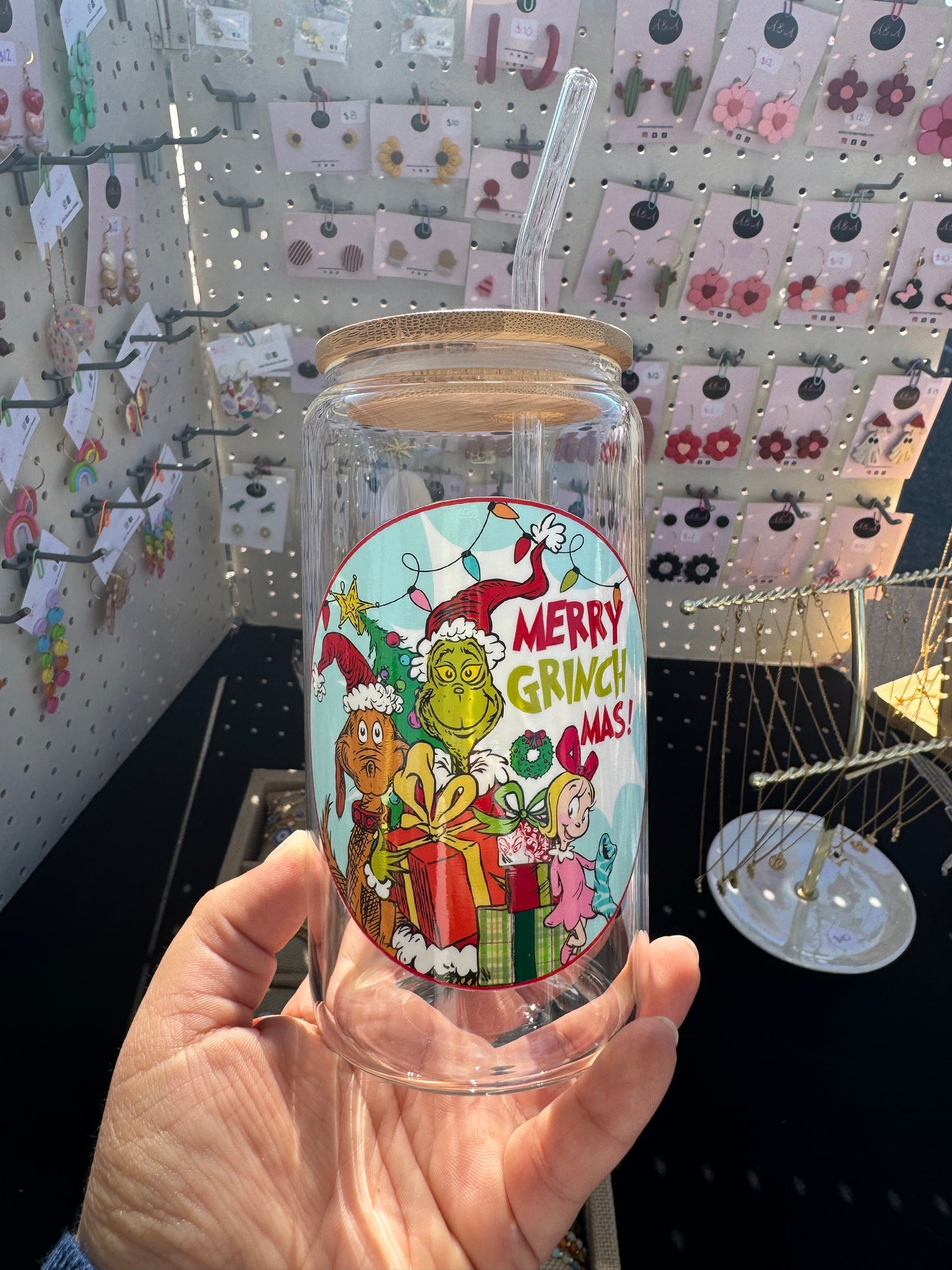 Christmas Glass Cup