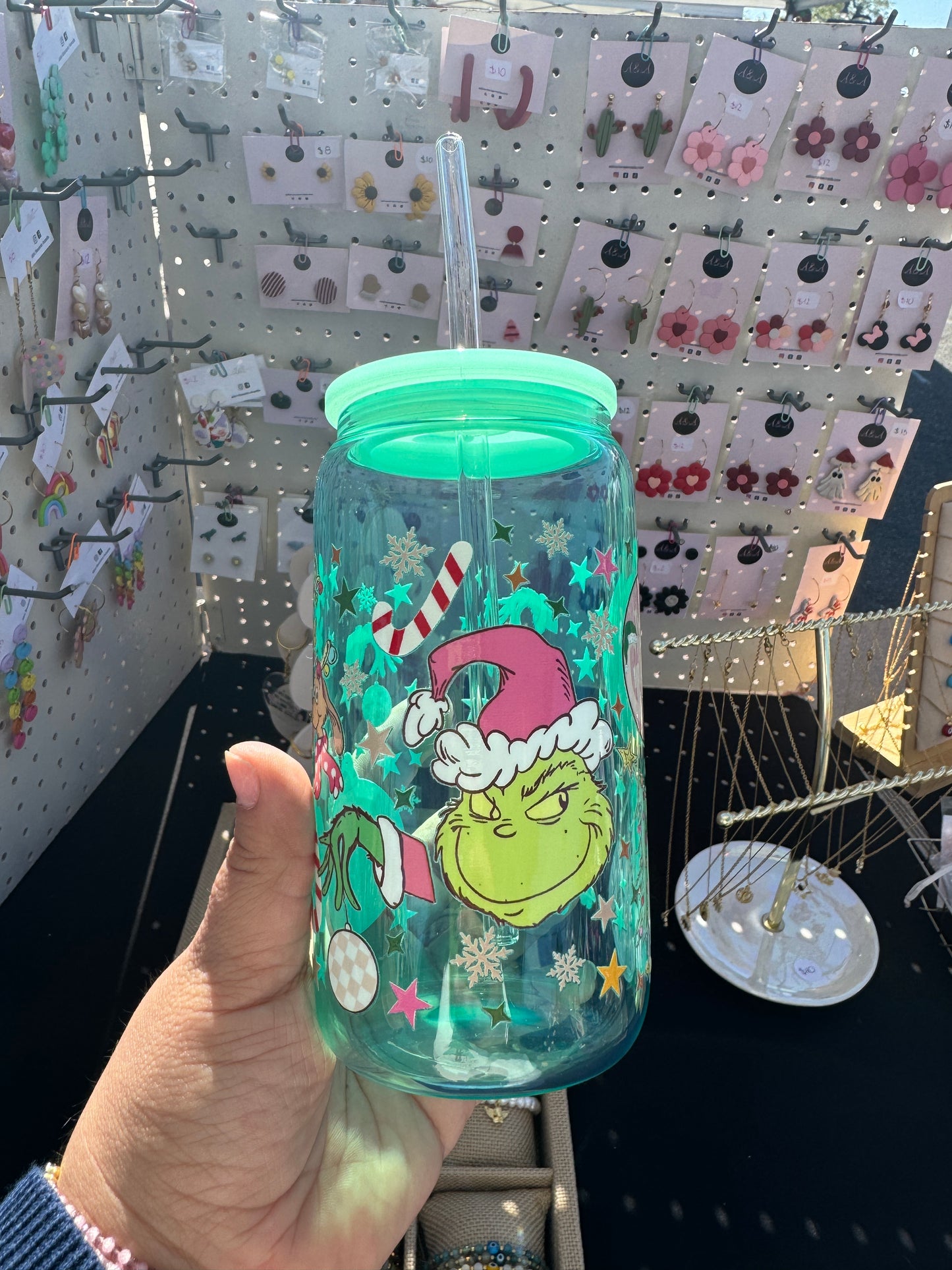 Christmas Glass Cup
