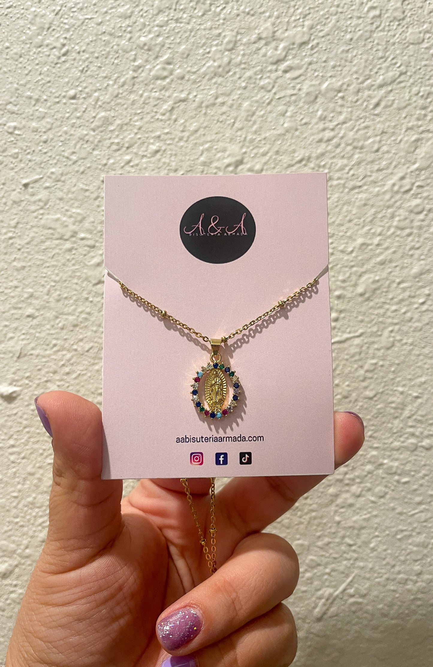 Virgencita Colorful Necklace