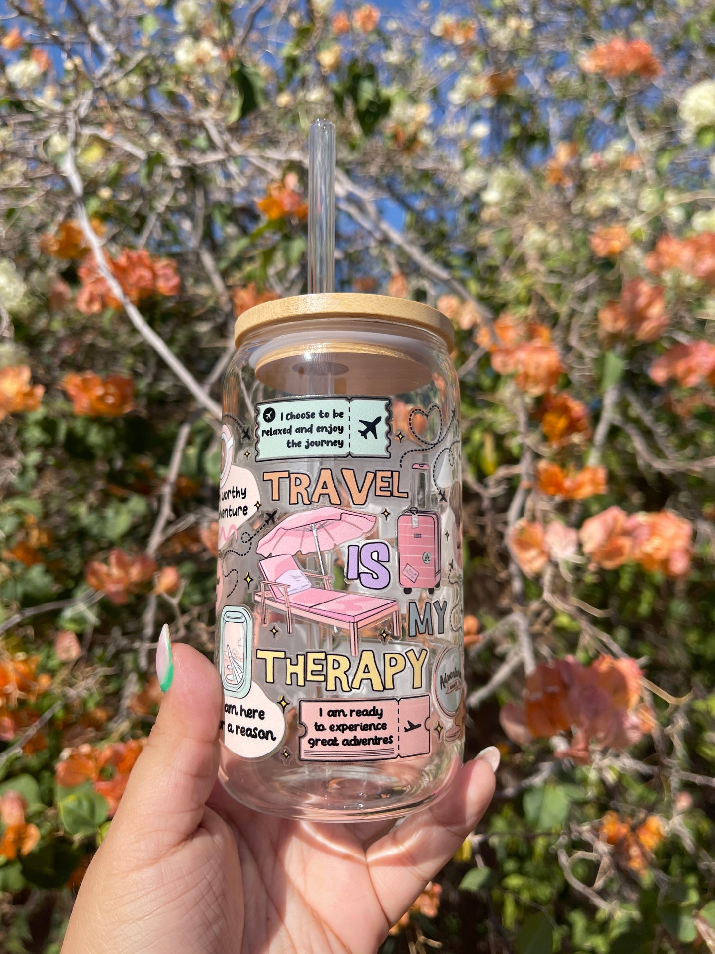 Travel Glass Cup