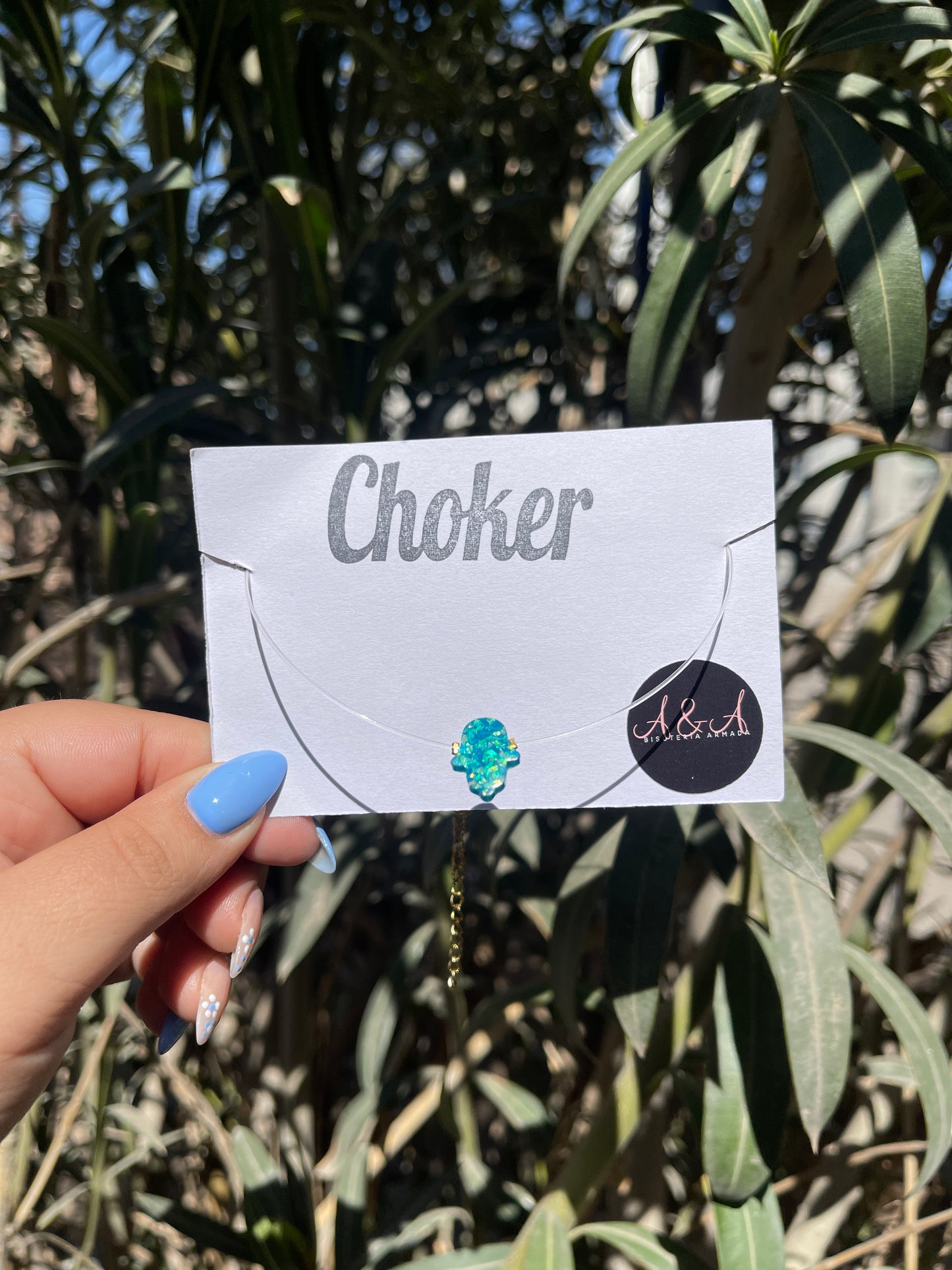 Hamsa Hand Choker