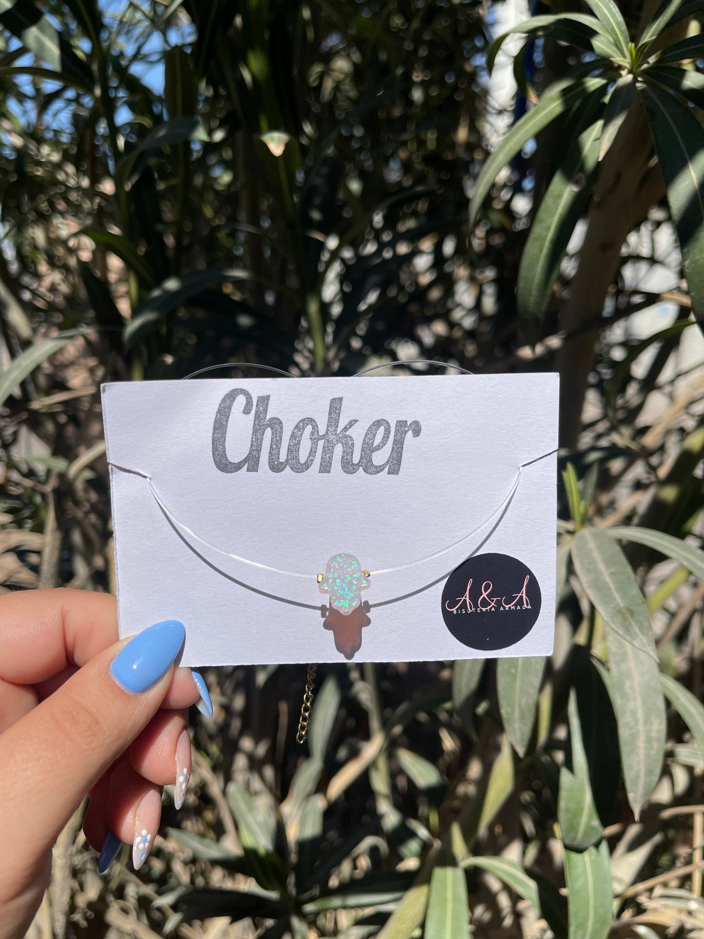 Hamsa Hand Choker