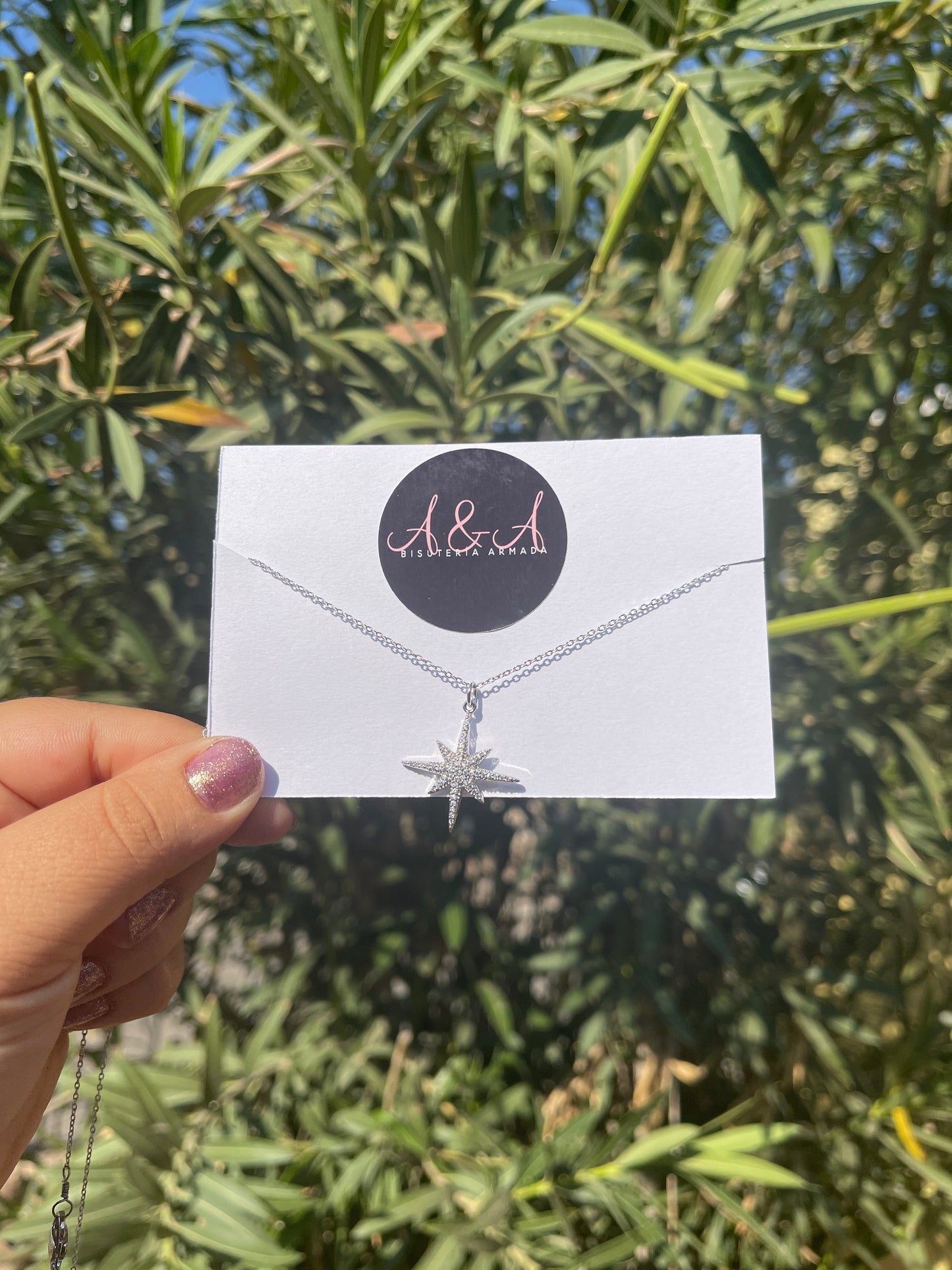 Silver Star Necklace