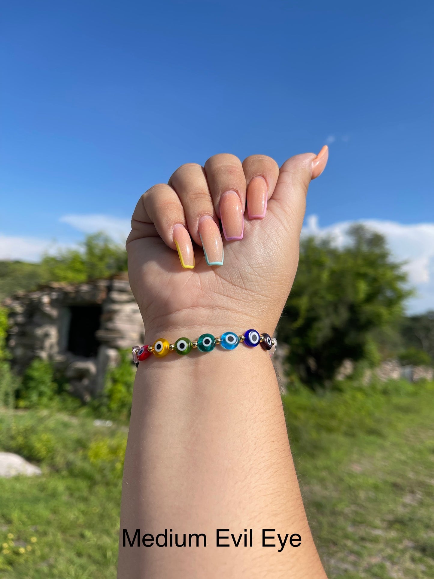 The Gold Evil Eye Bracelets