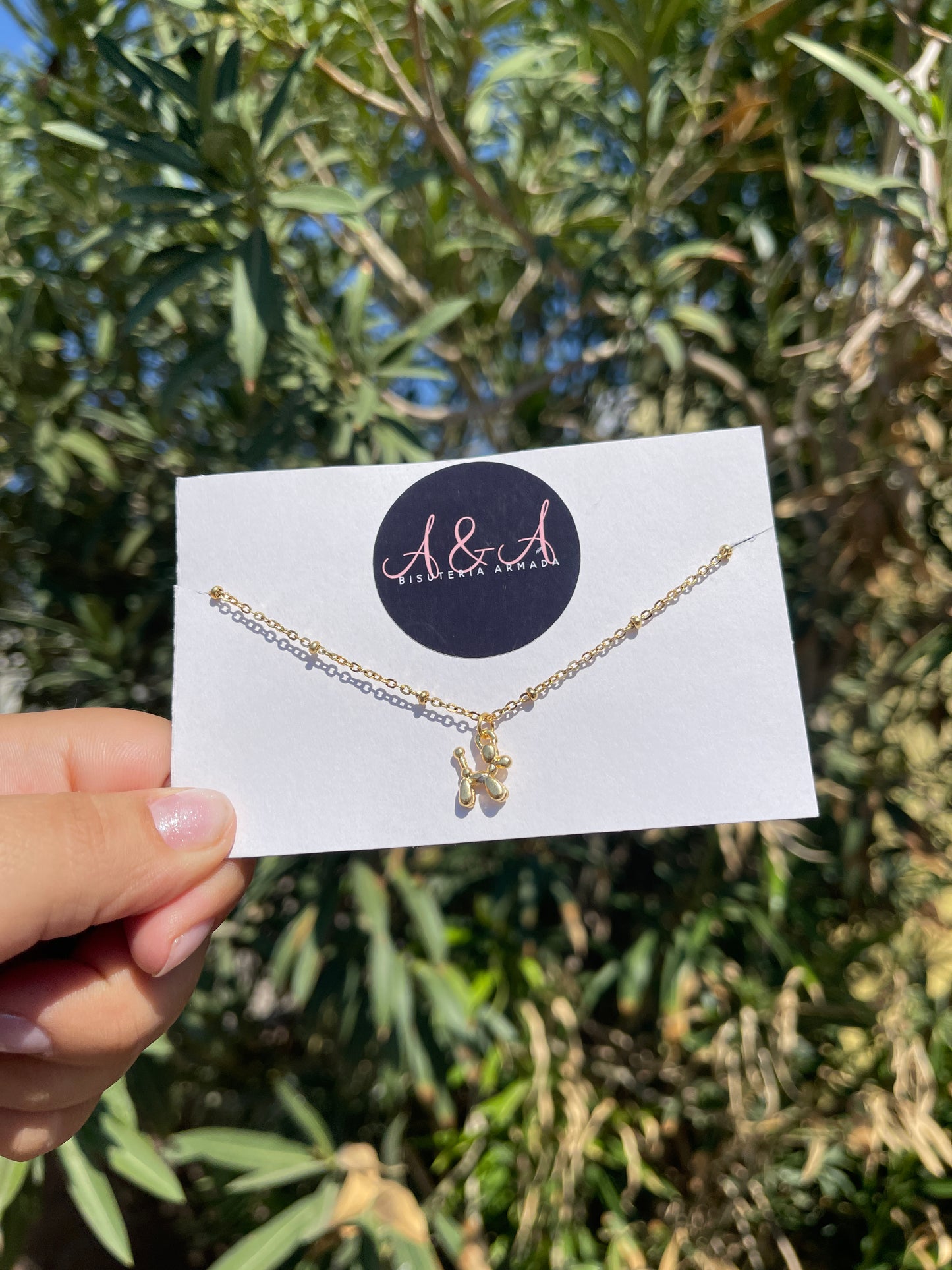 Balloon Dog Necklace