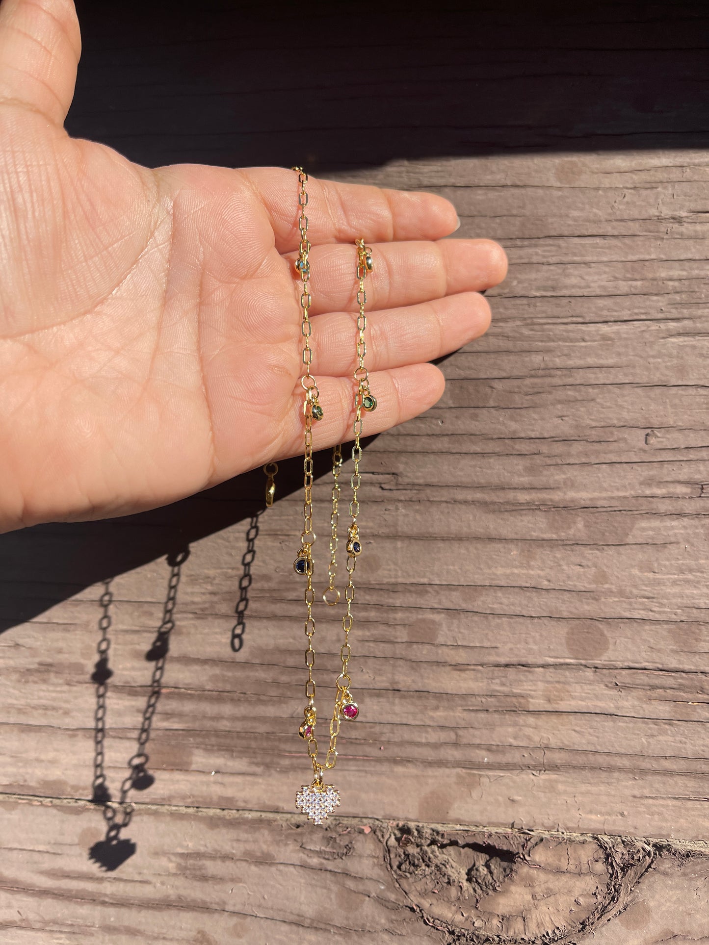 Heart with Charms Necklace