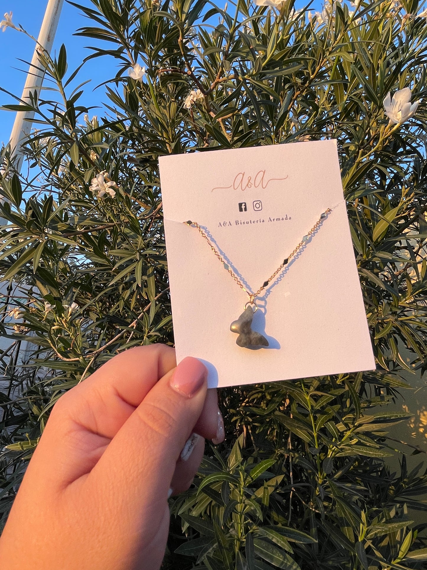 Butterfly Crystal Necklace