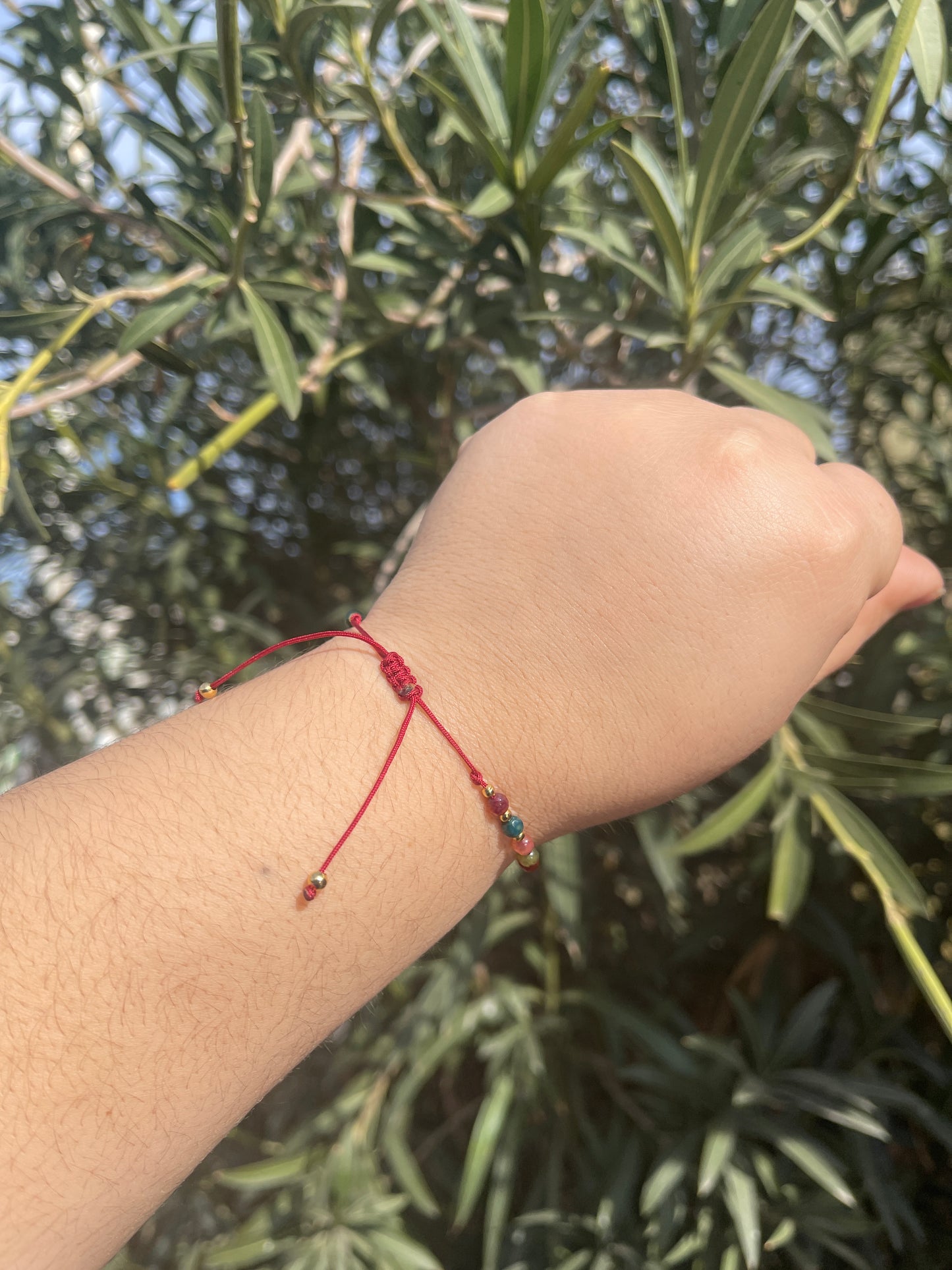Evil Eye Natural Stone Bracelet