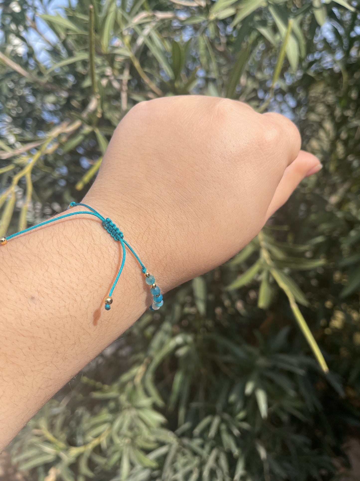 Evil Eye Natural Stone Bracelet