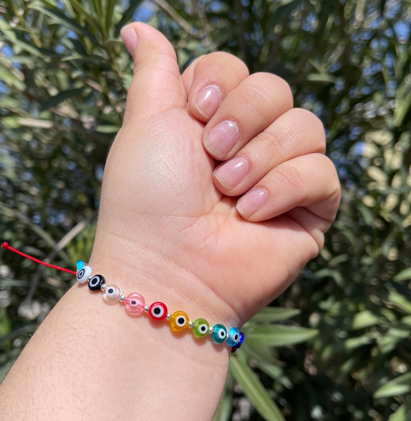 The Silver Evil Eye Bracelet