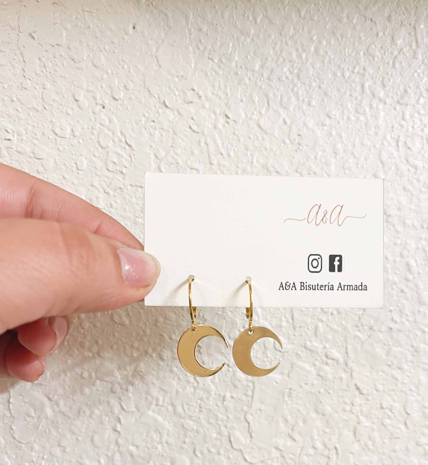 Gold Huggie Hoops