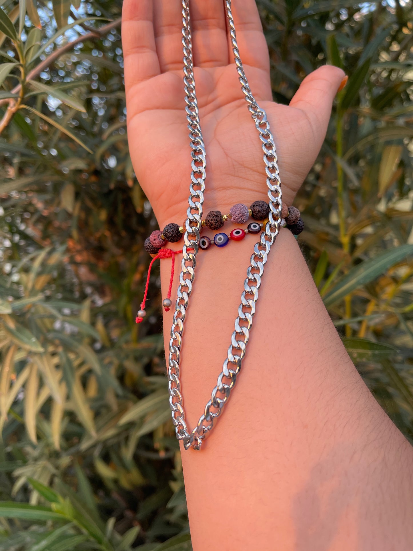 Thick Stainless Steel Silver Necklace