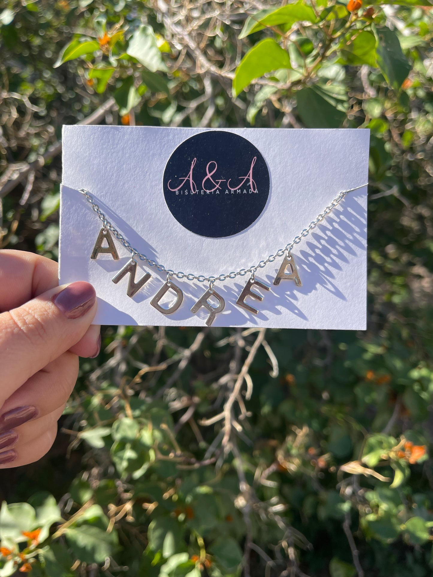 Silver Name Necklace