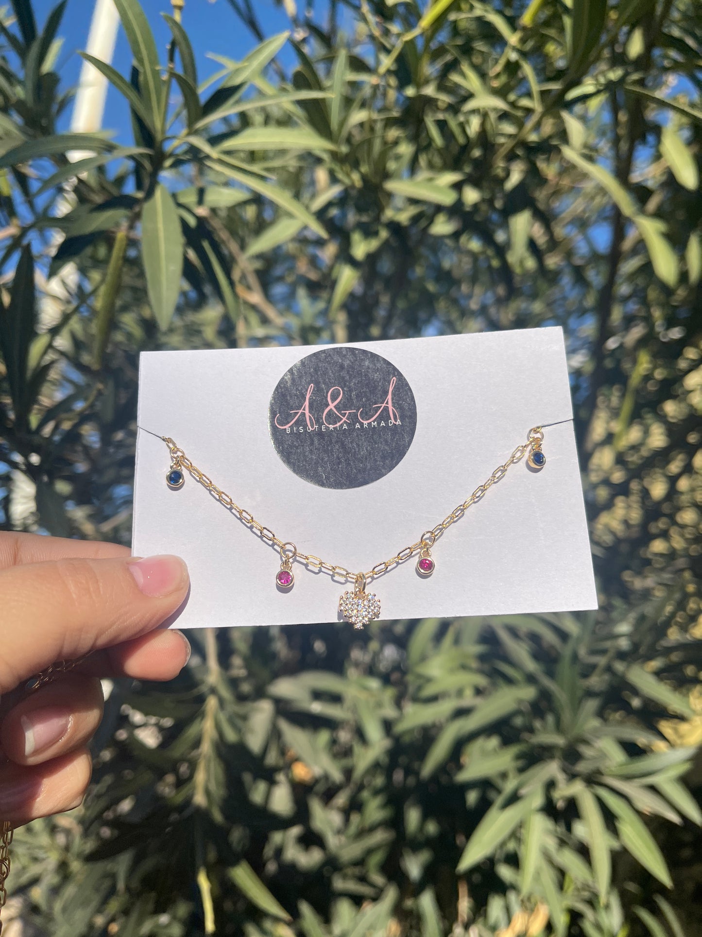 Heart with Charms Necklace