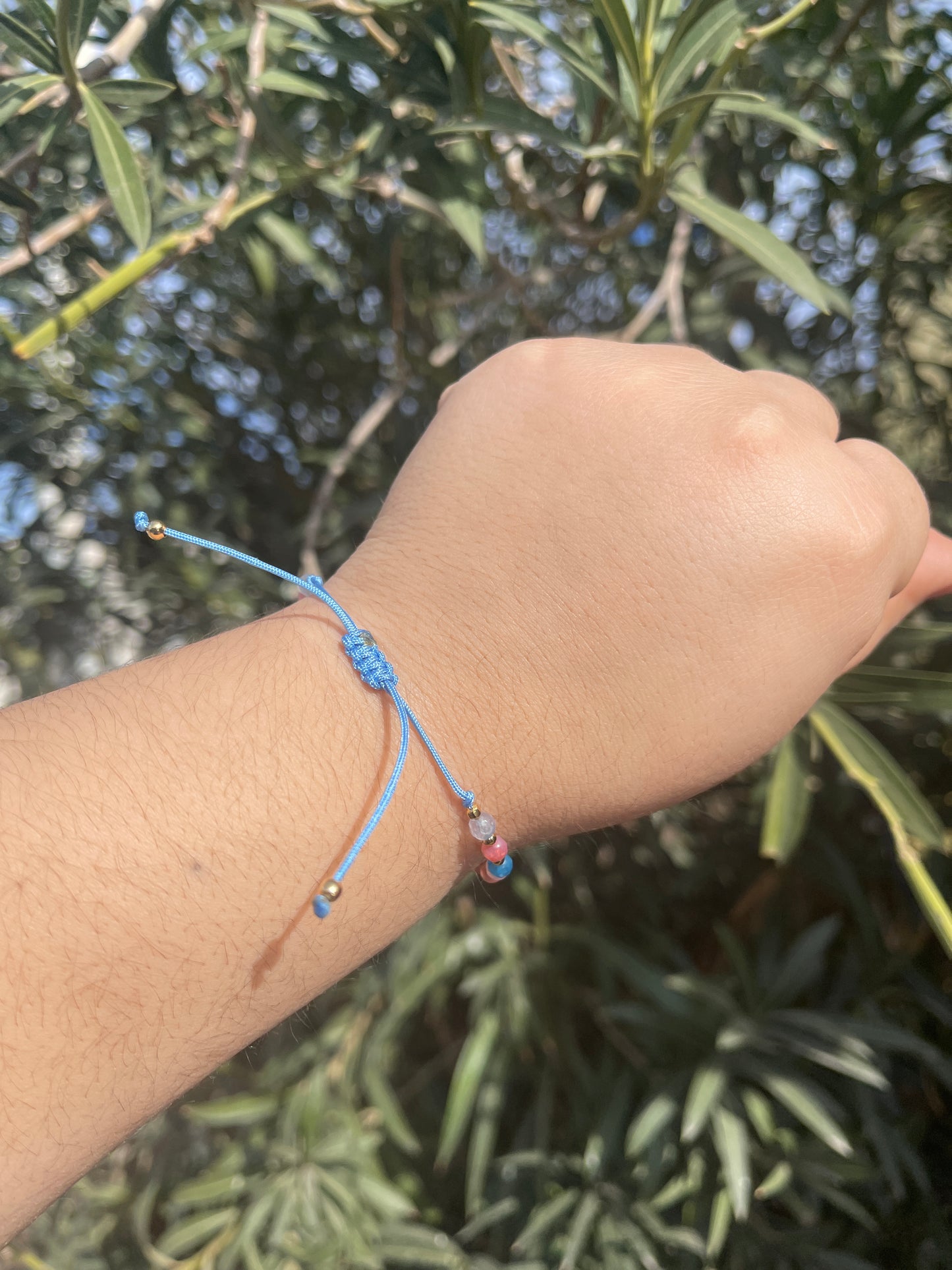Evil Eye Natural Stone Bracelet