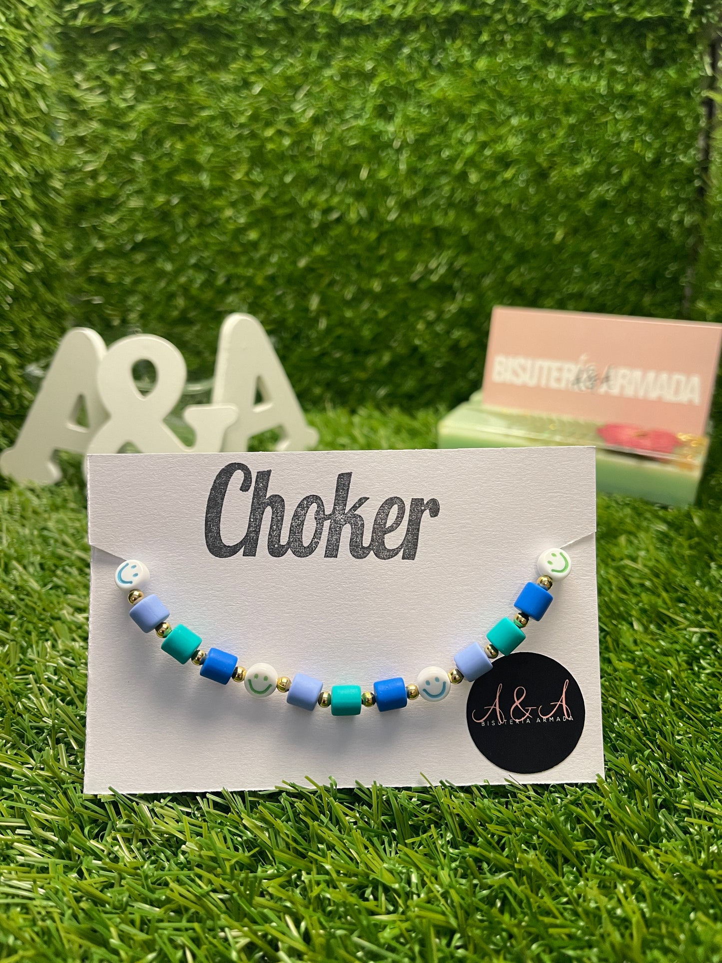 Smiley Face Choker