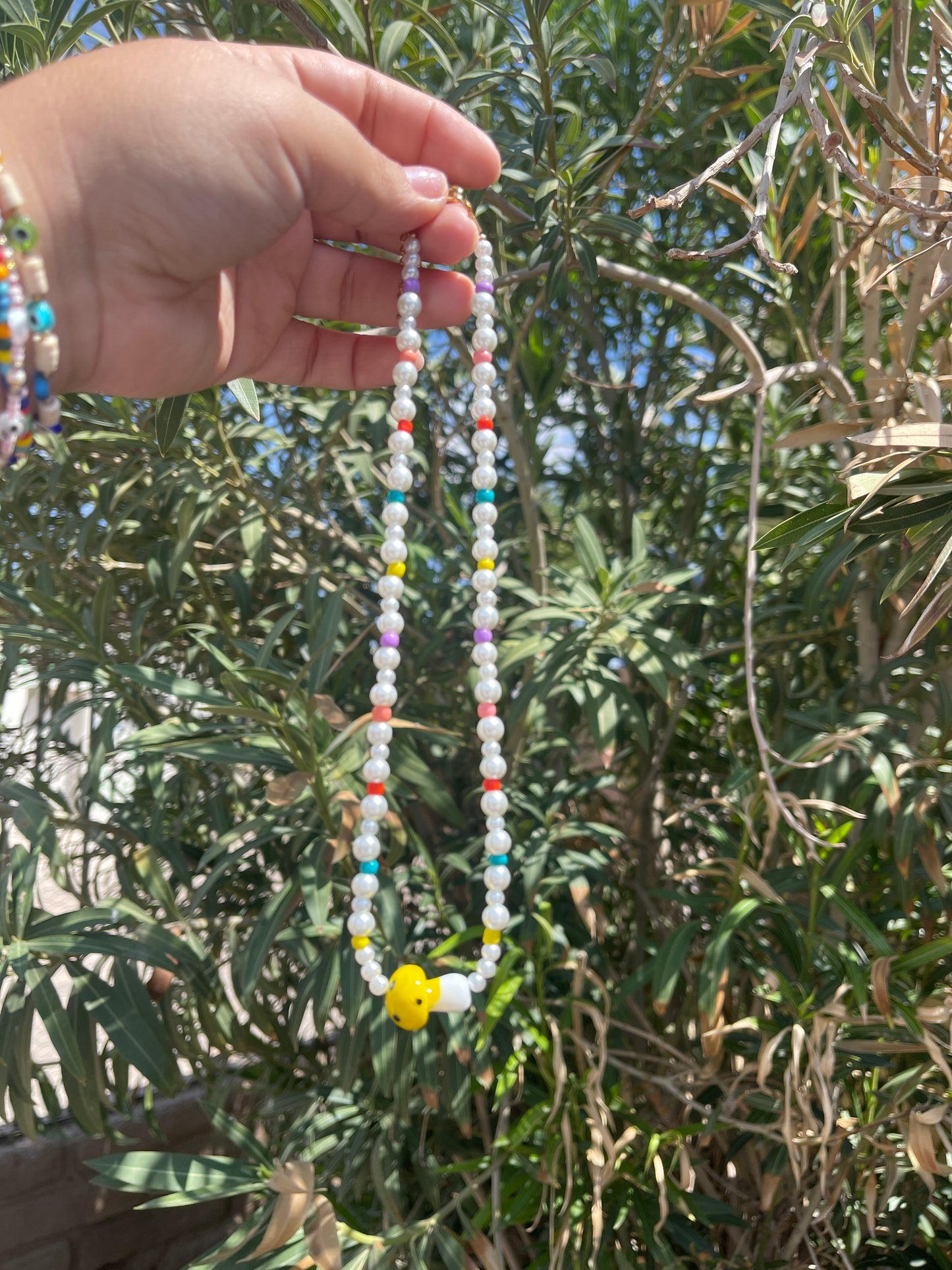 Yellow Mushroom Choker