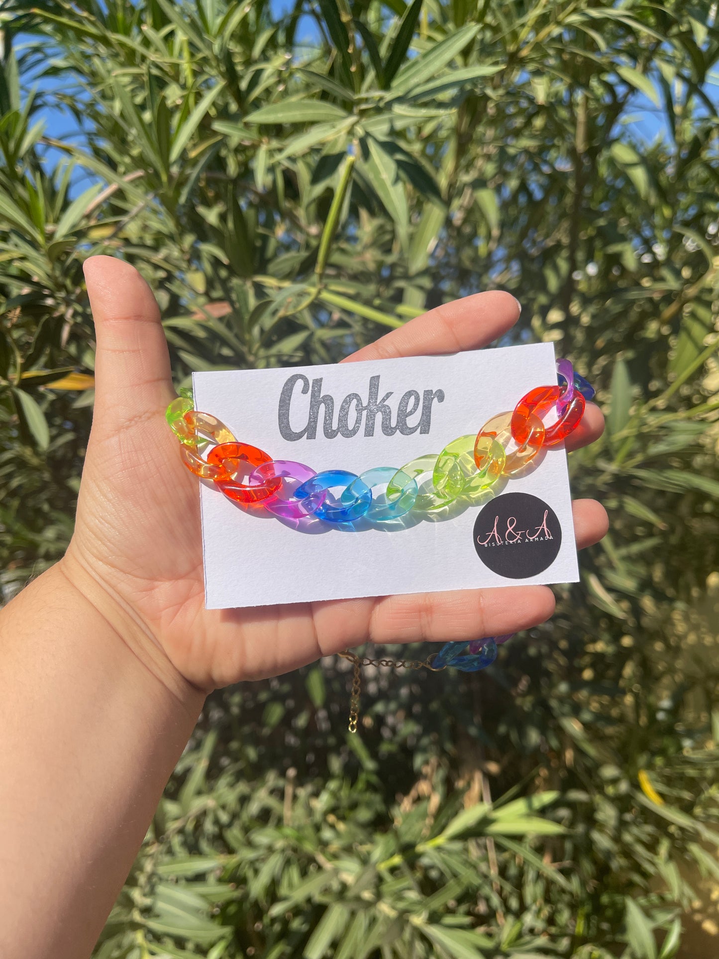 Rainbow Choker