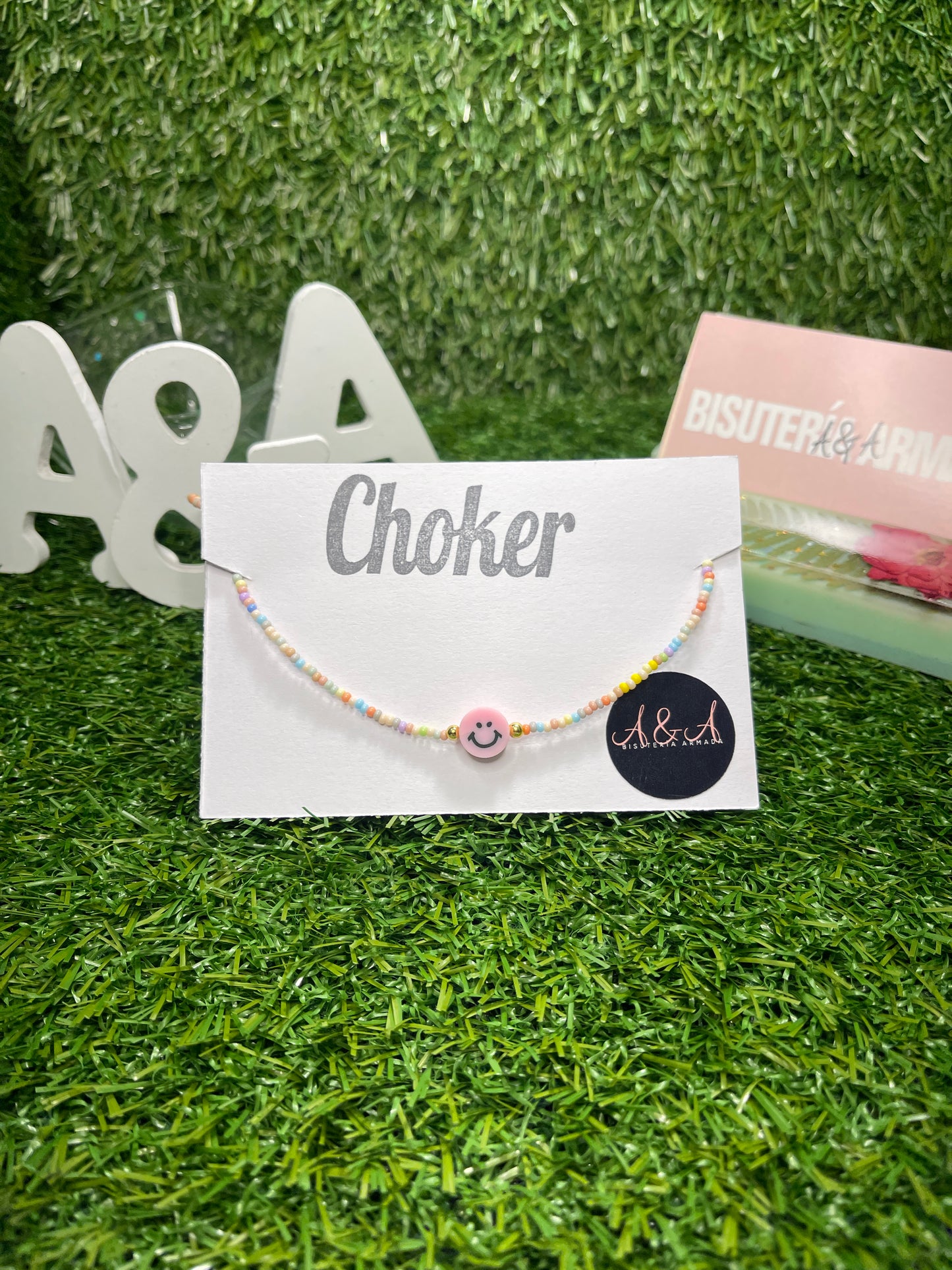 Smiley Face Choker
