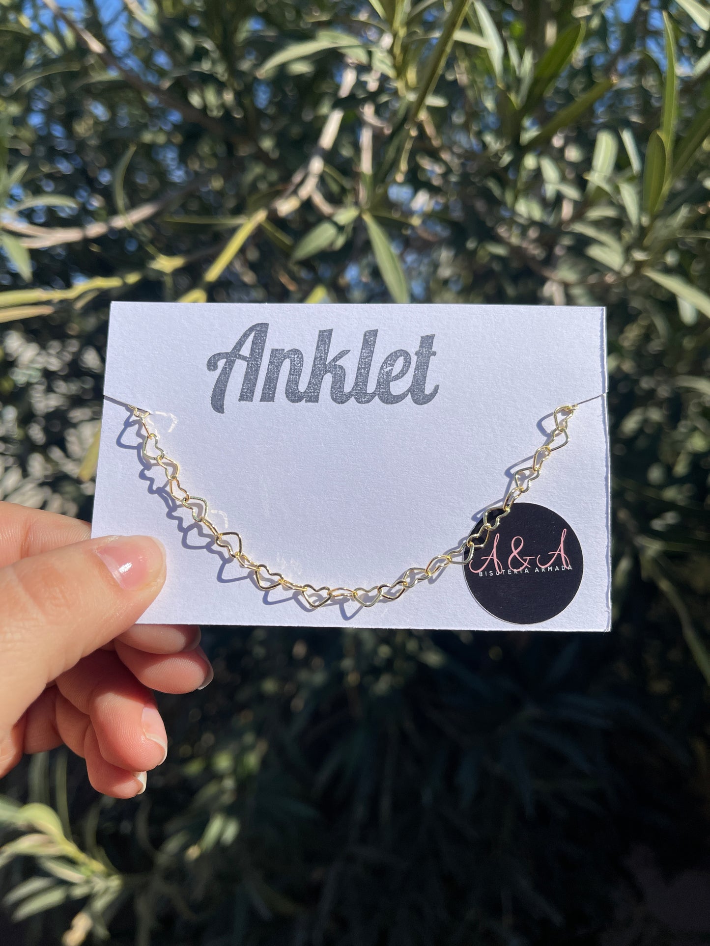 Heart Chain Anklet