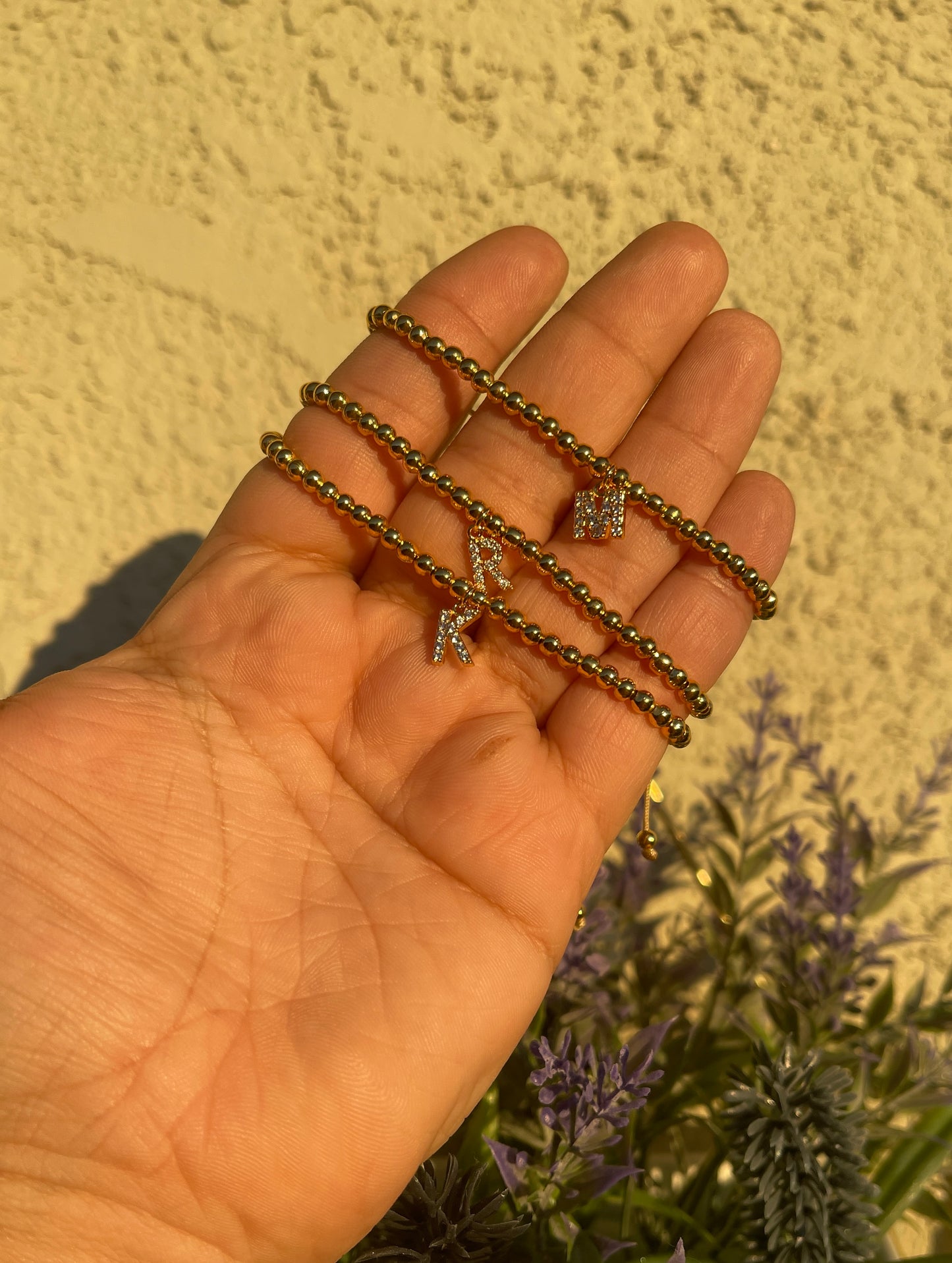 Zirconia Initial Bracelet