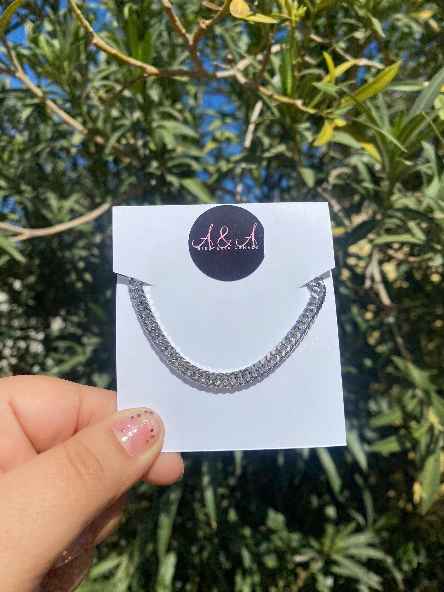 Stainless Steel Silver Necklace