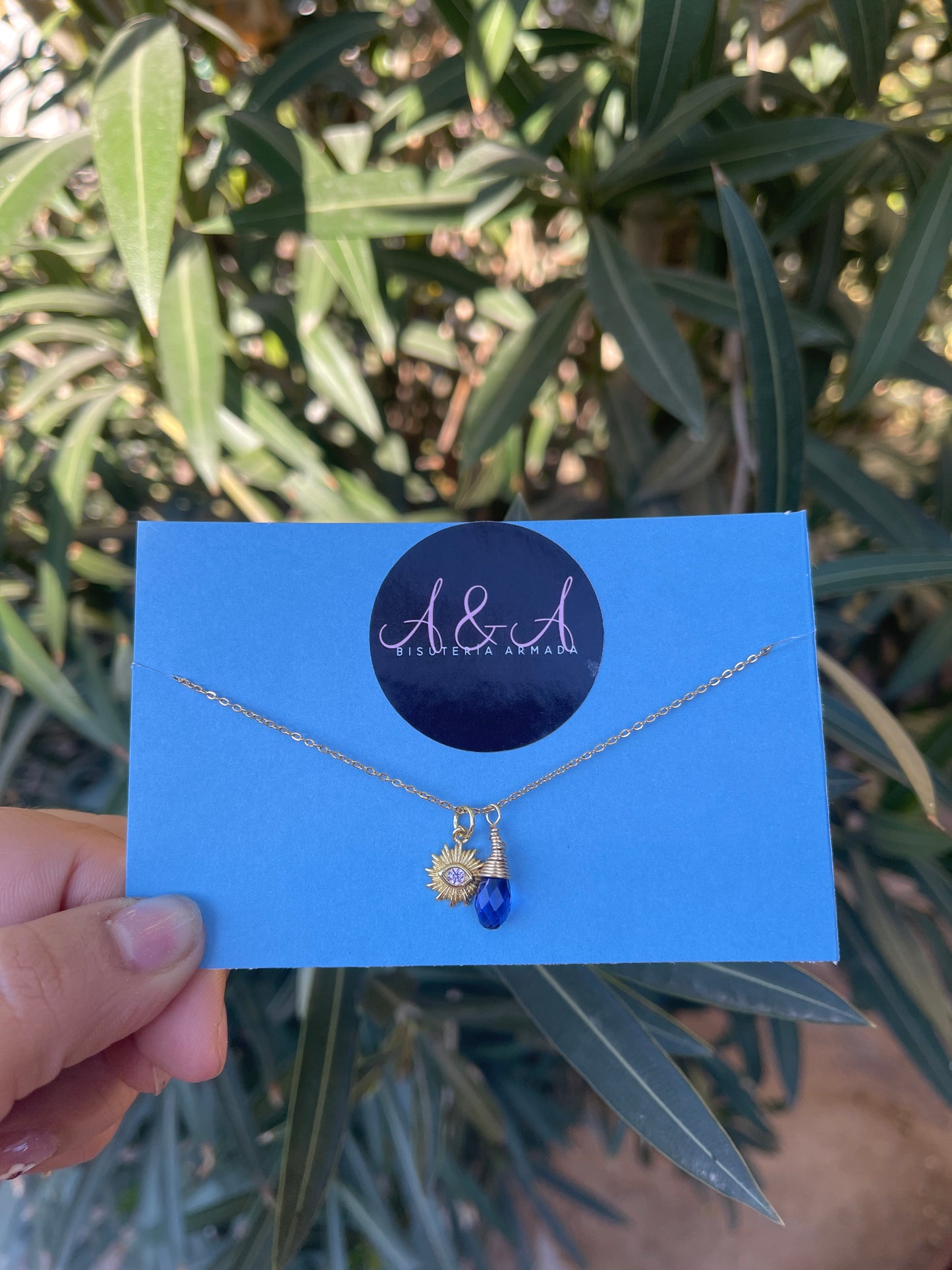 Evil Eye with Swarovski Pendant