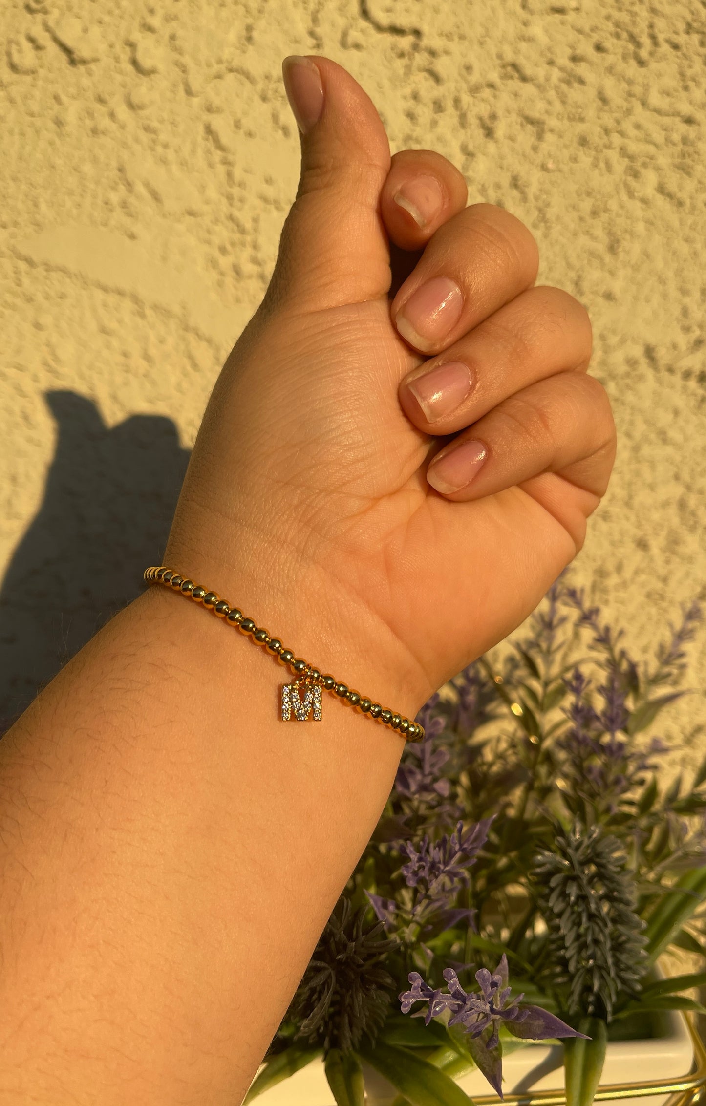 Zirconia Initial Bracelet