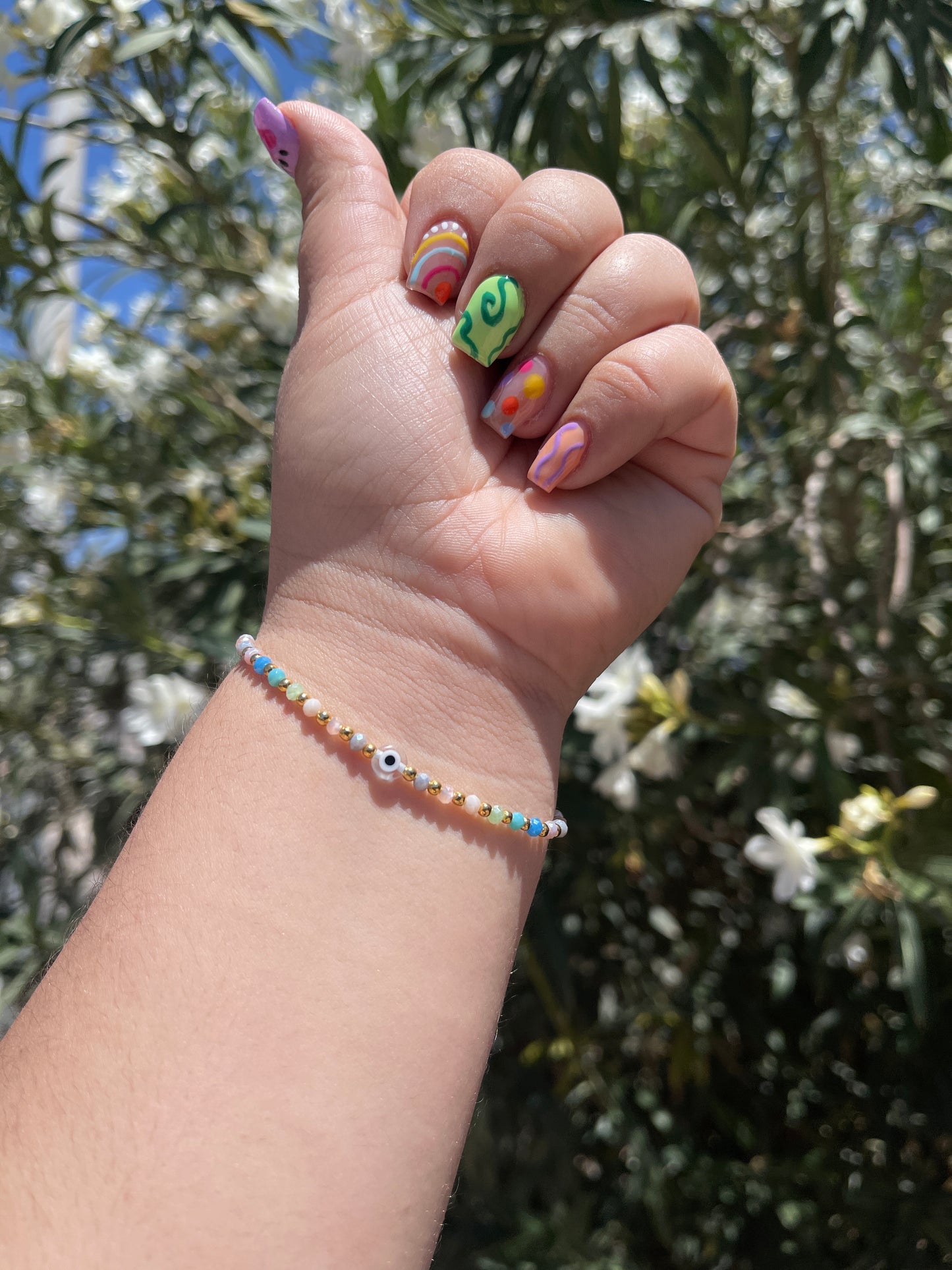 Dainty Evil Eye Bracelet