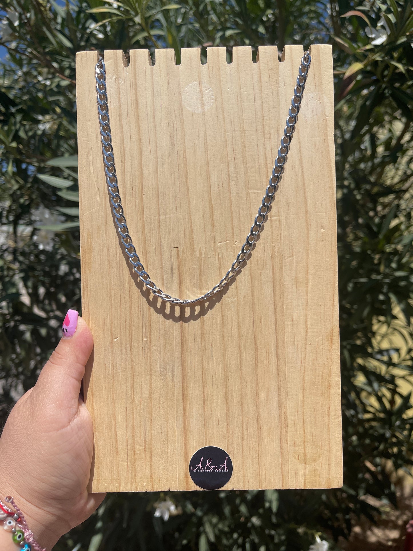 Thick Stainless Steel Silver Necklace