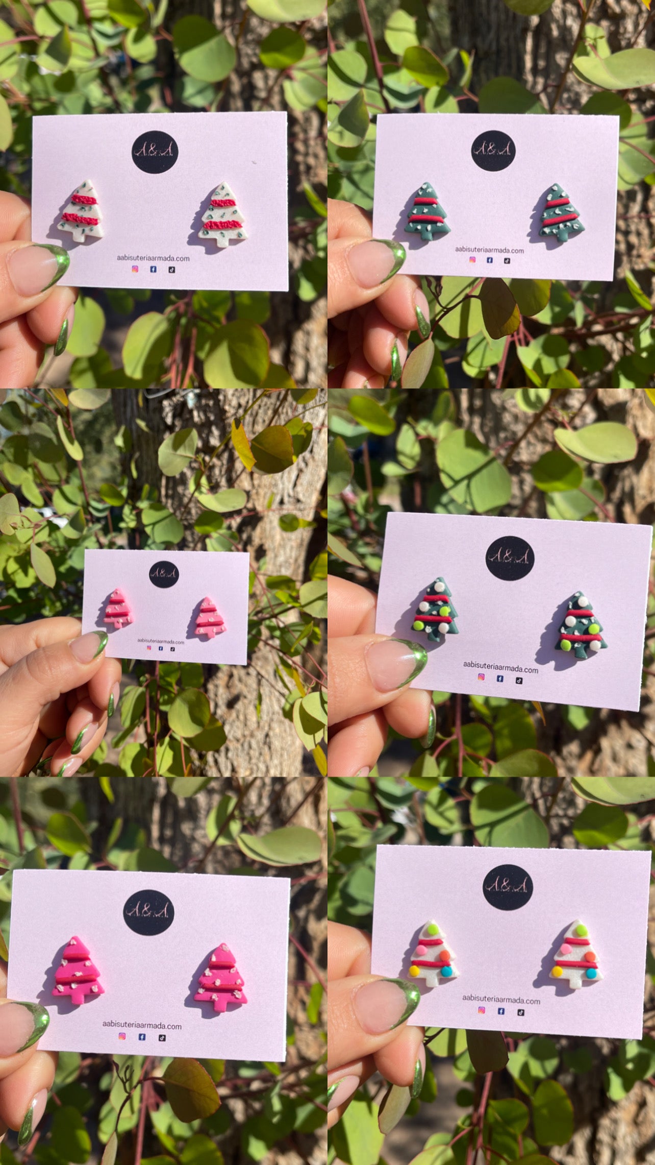 Christmas Tree Studs