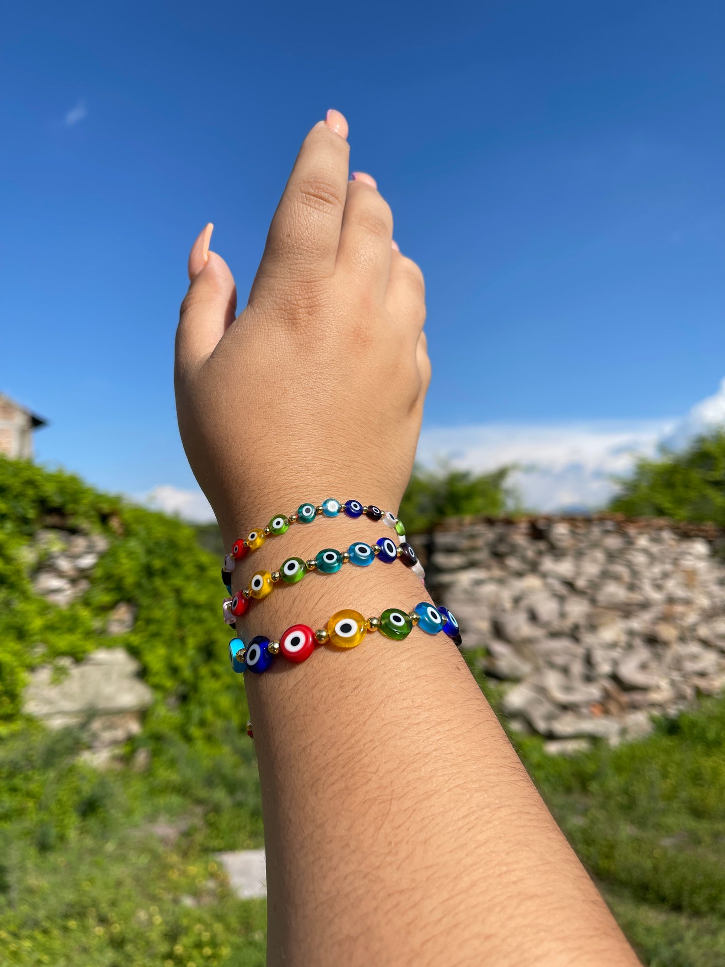 The Gold Evil Eye Bracelets