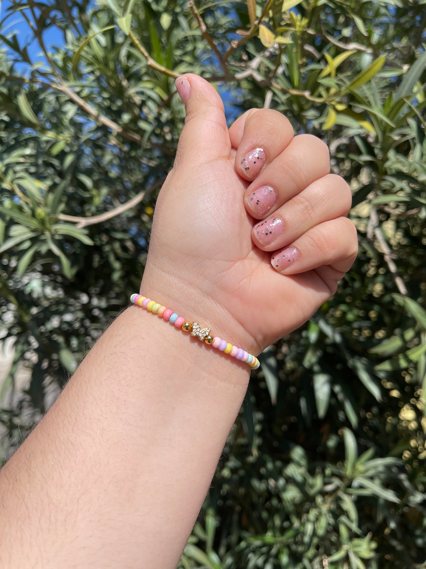 Pastel Butterfly Bracelet