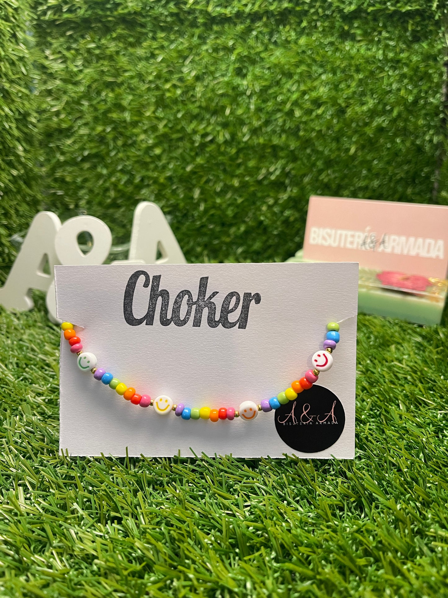 Smiley Face Choker