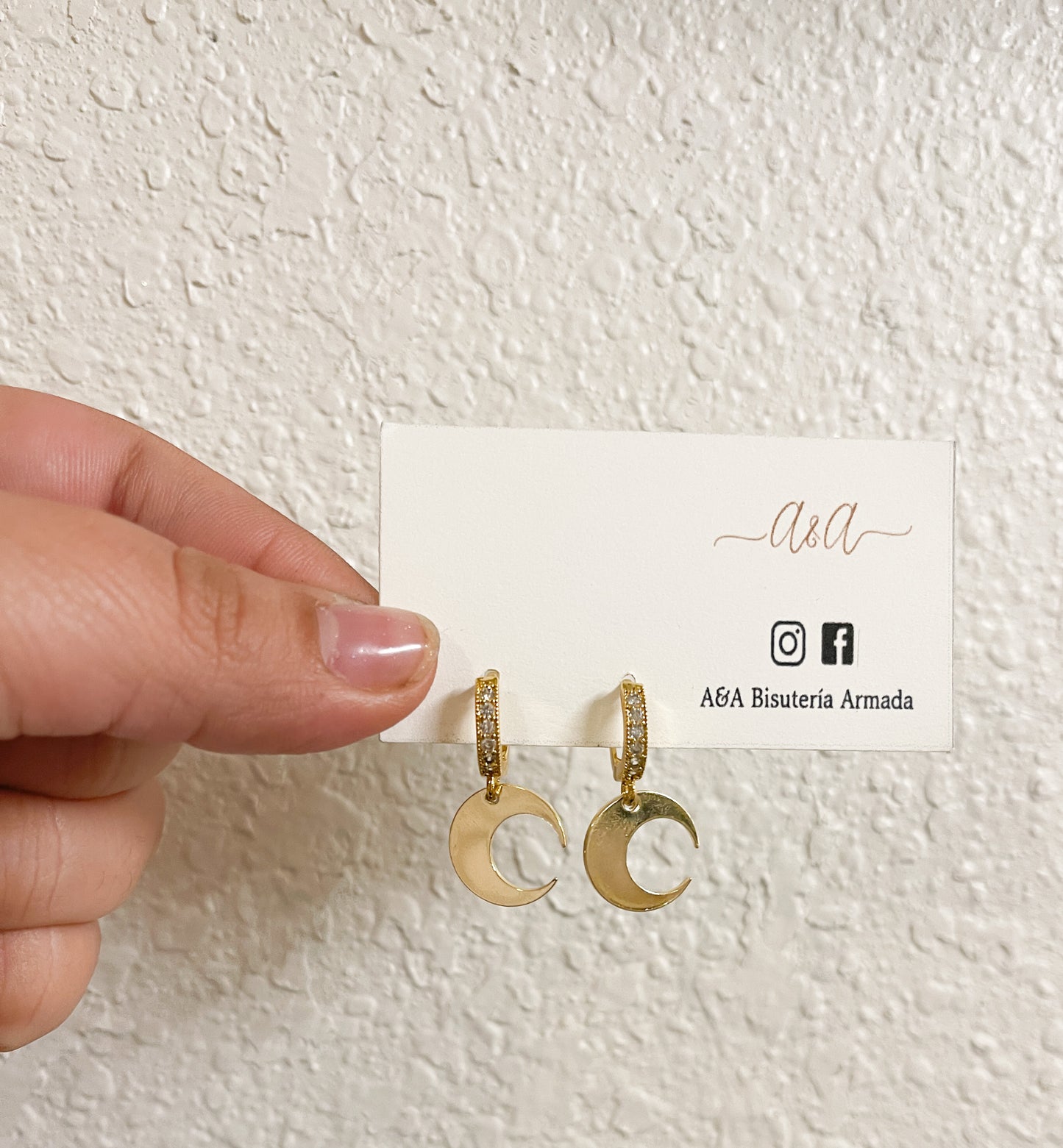 Gold Huggie Hoops