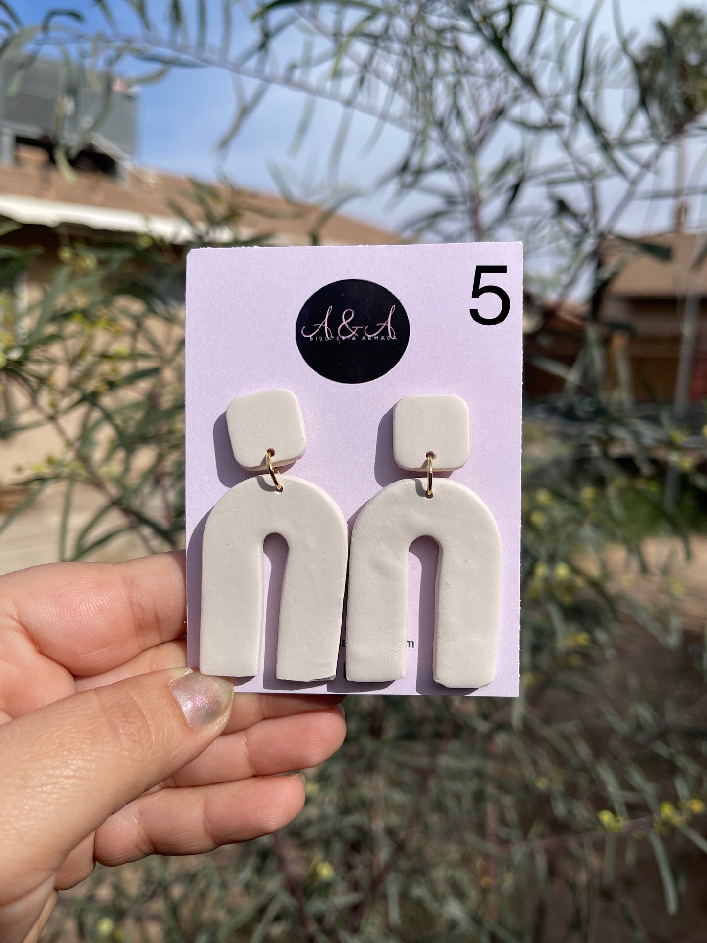 Neutral Clay Classic Earrings