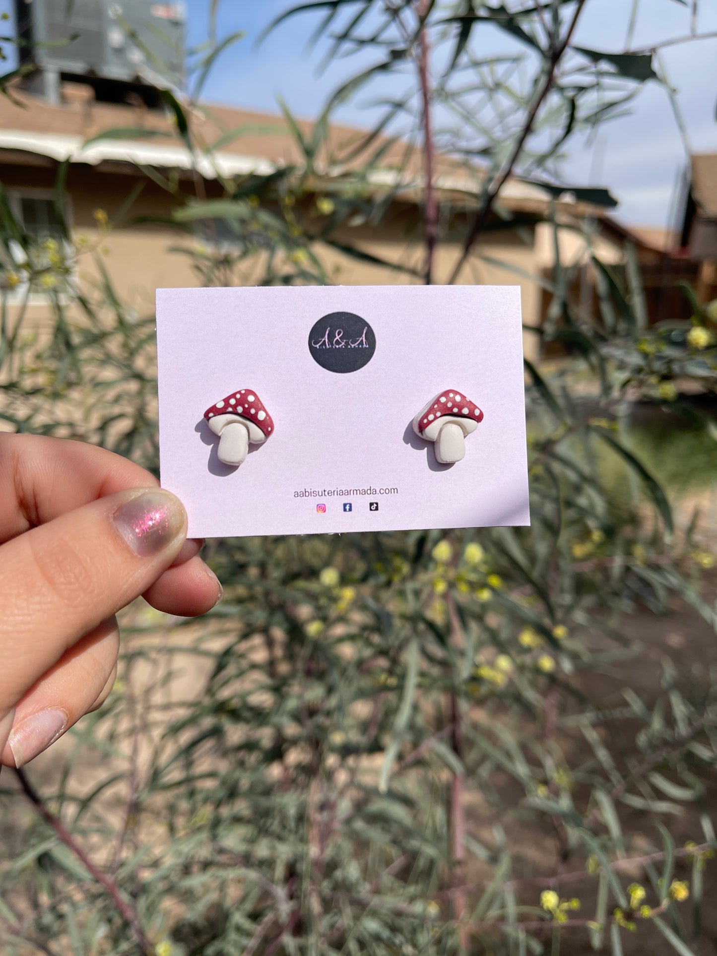 Mushroom Earrings