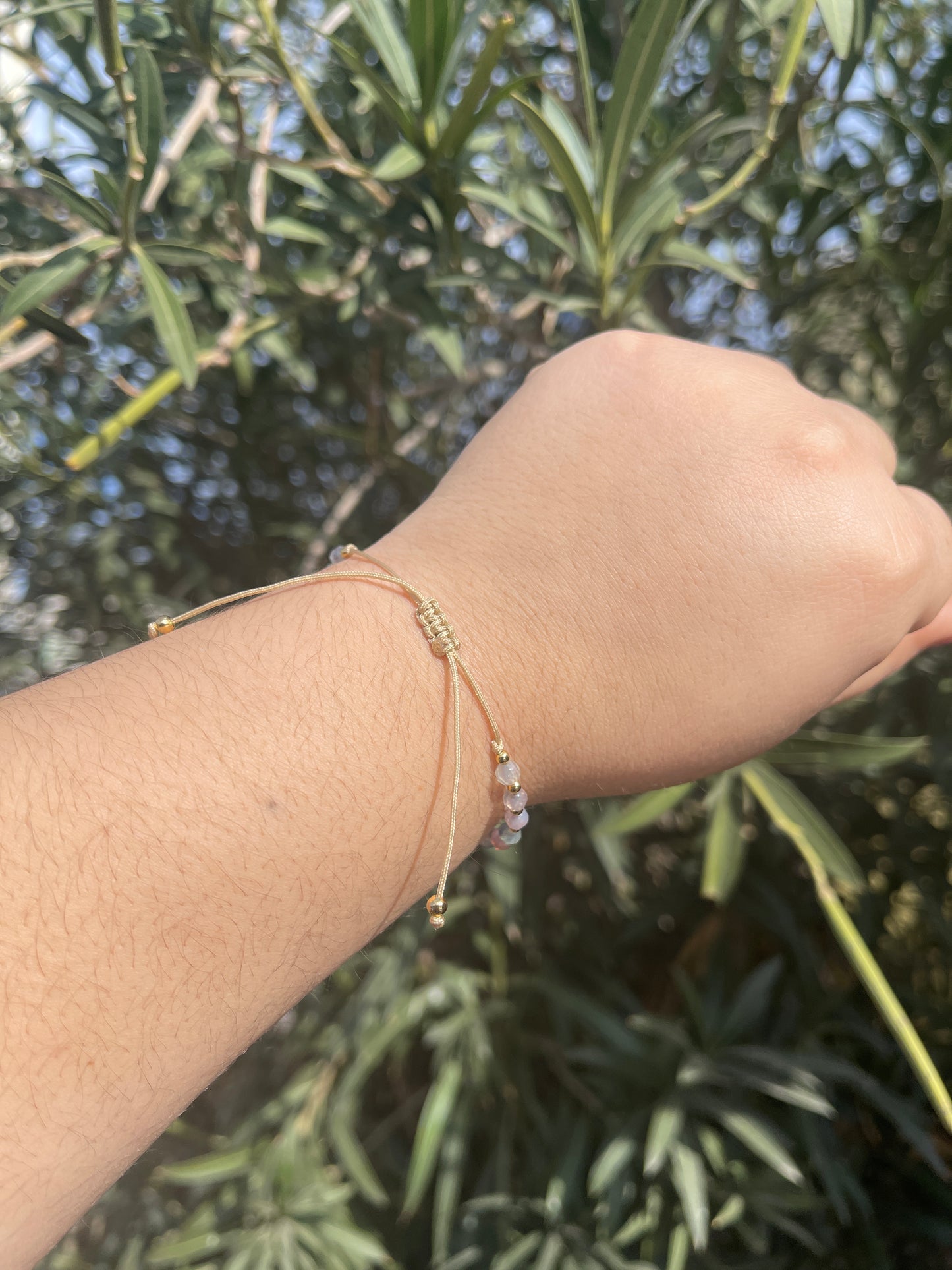 Evil Eye Natural Stone Bracelet
