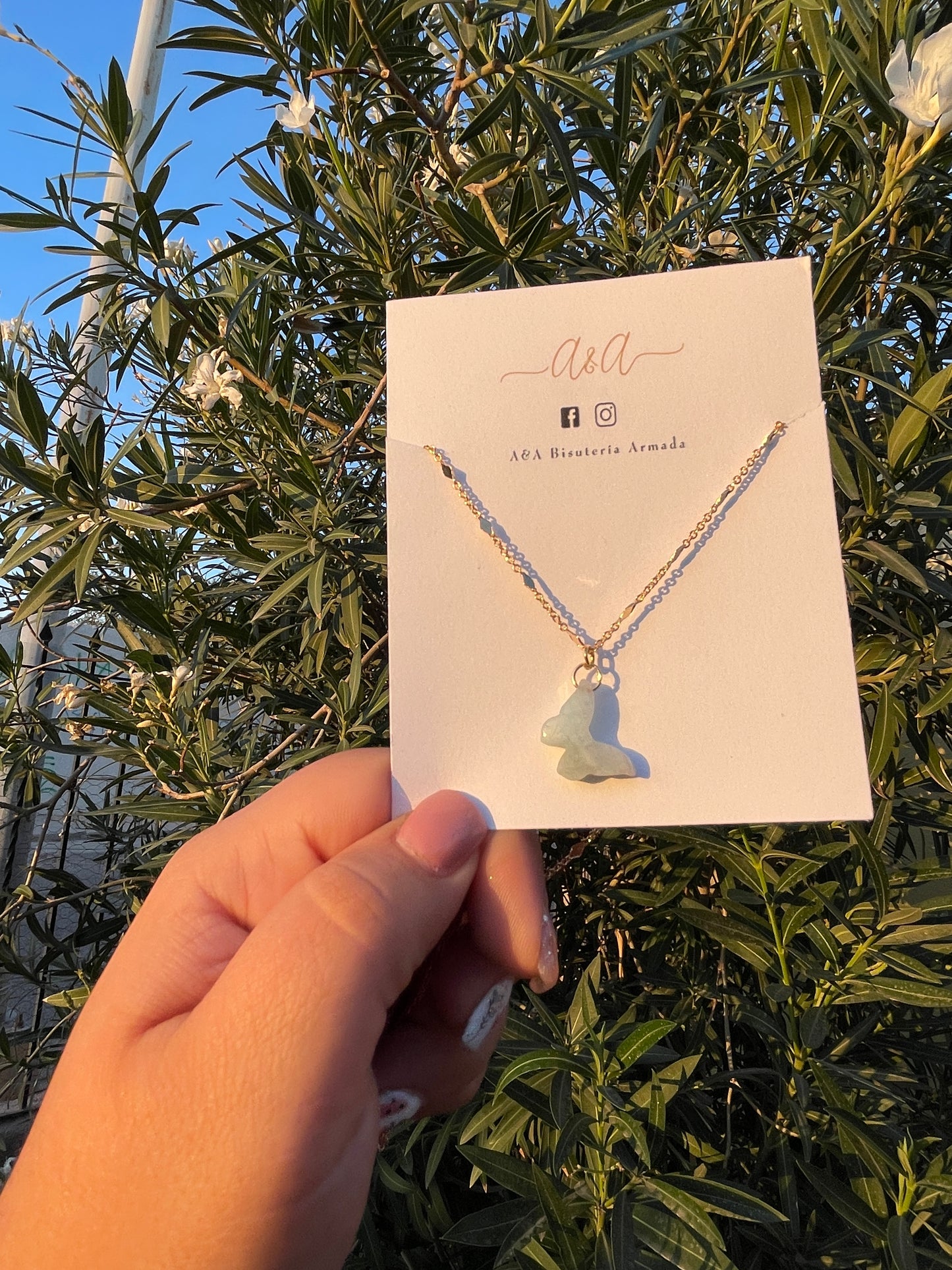 Butterfly Crystal Necklace
