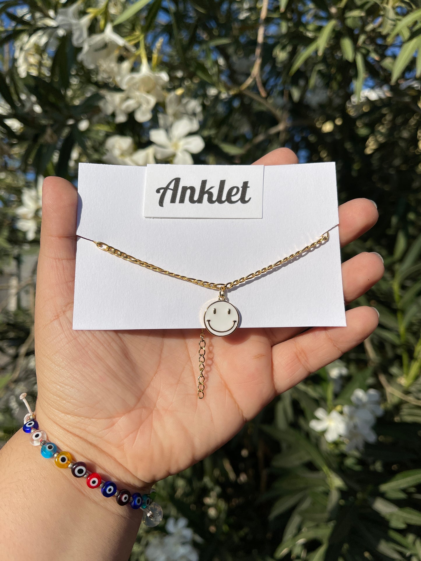 Smiley Anklet