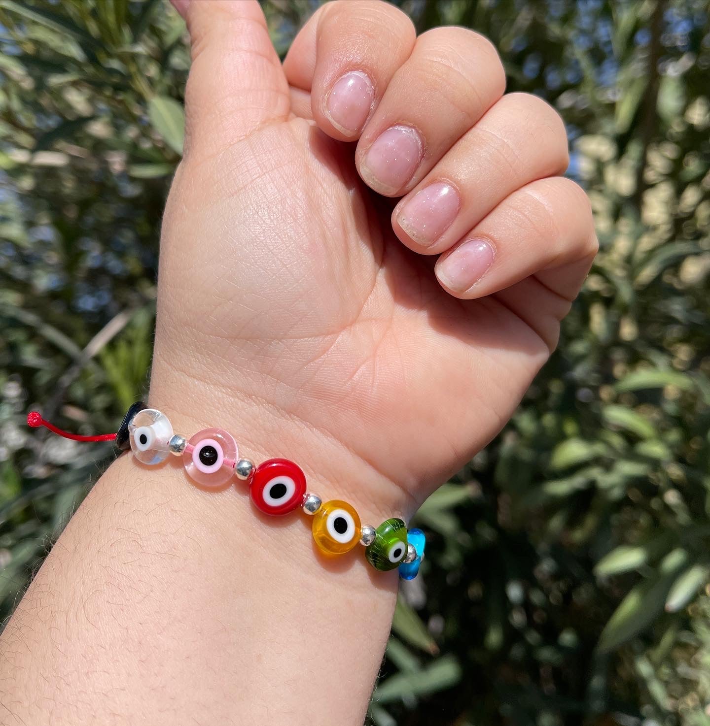 The Silver Evil Eye Bracelet