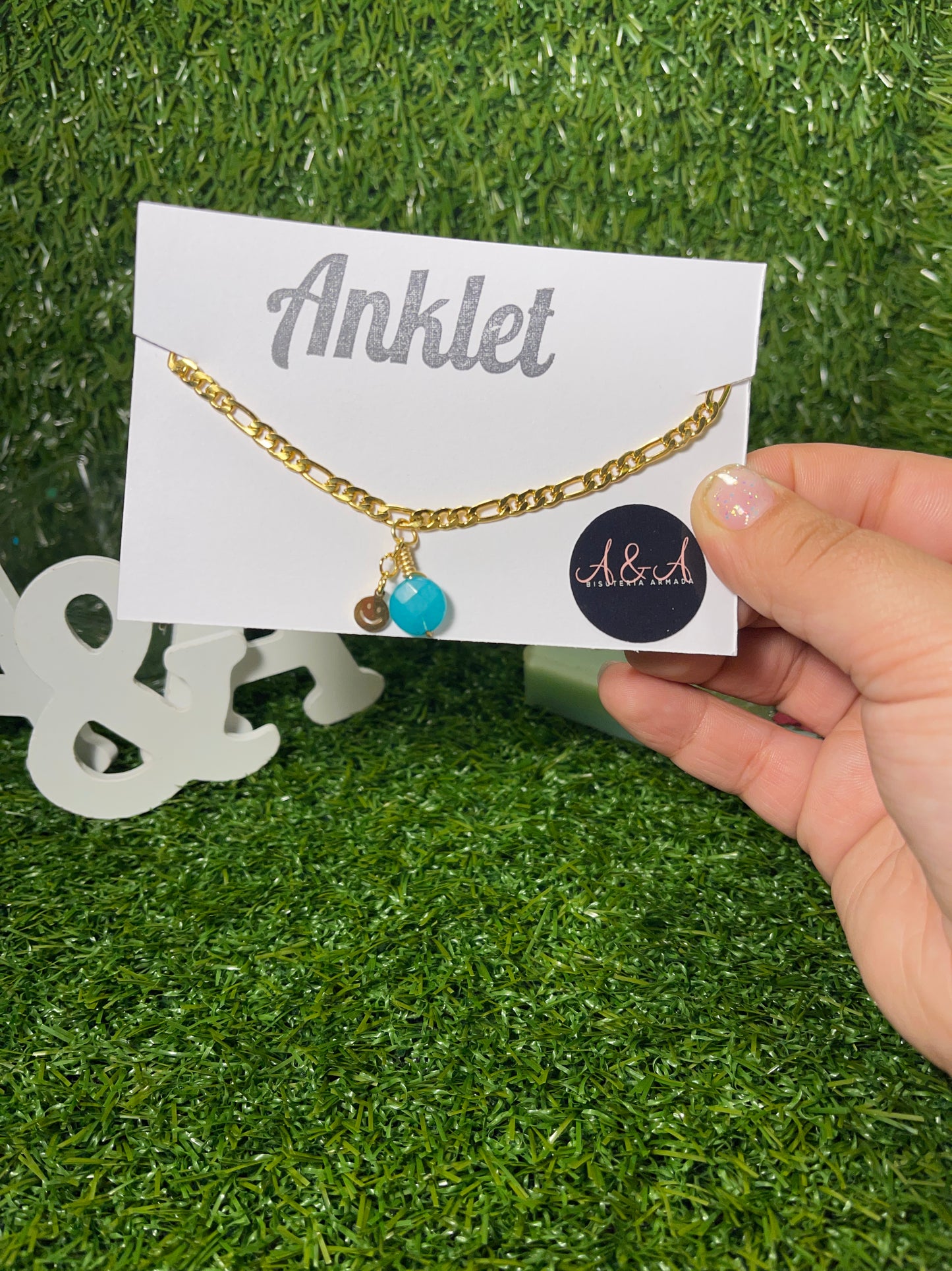 Smiley Anklet