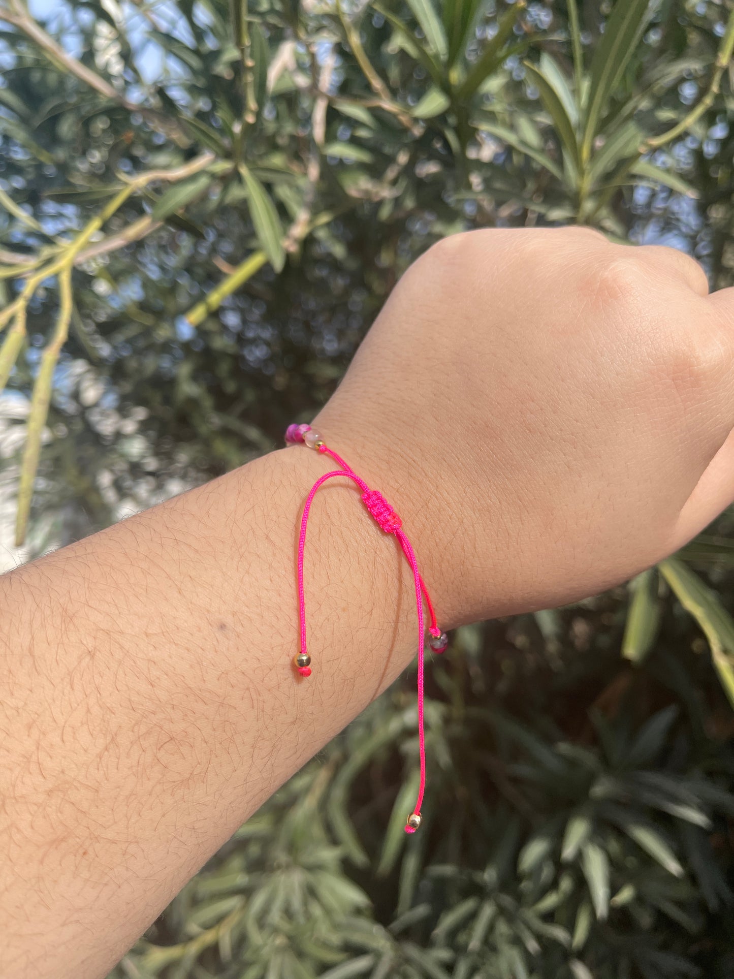 Evil Eye Natural Stone Bracelet