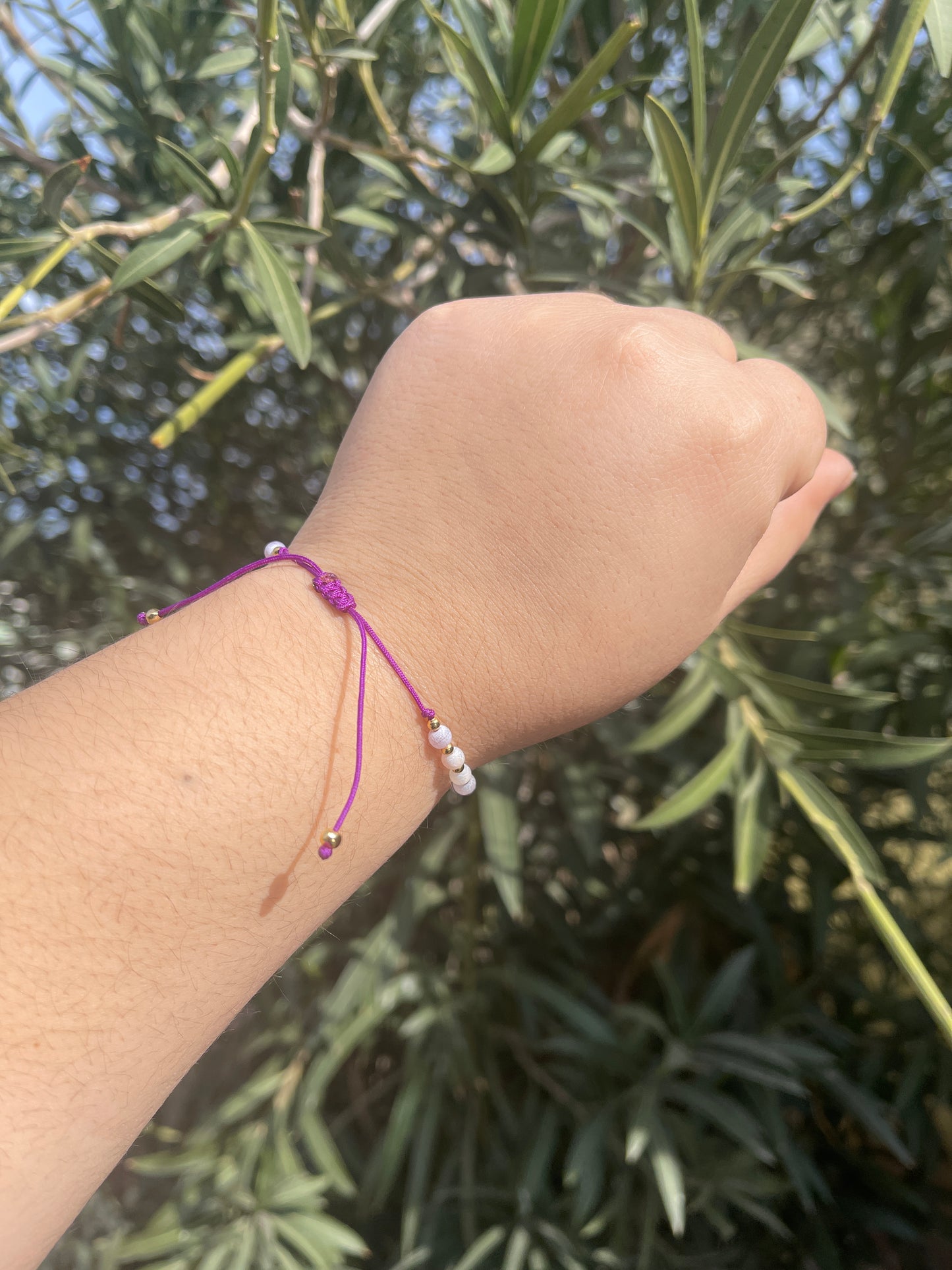 Evil Eye Natural Stone Bracelet