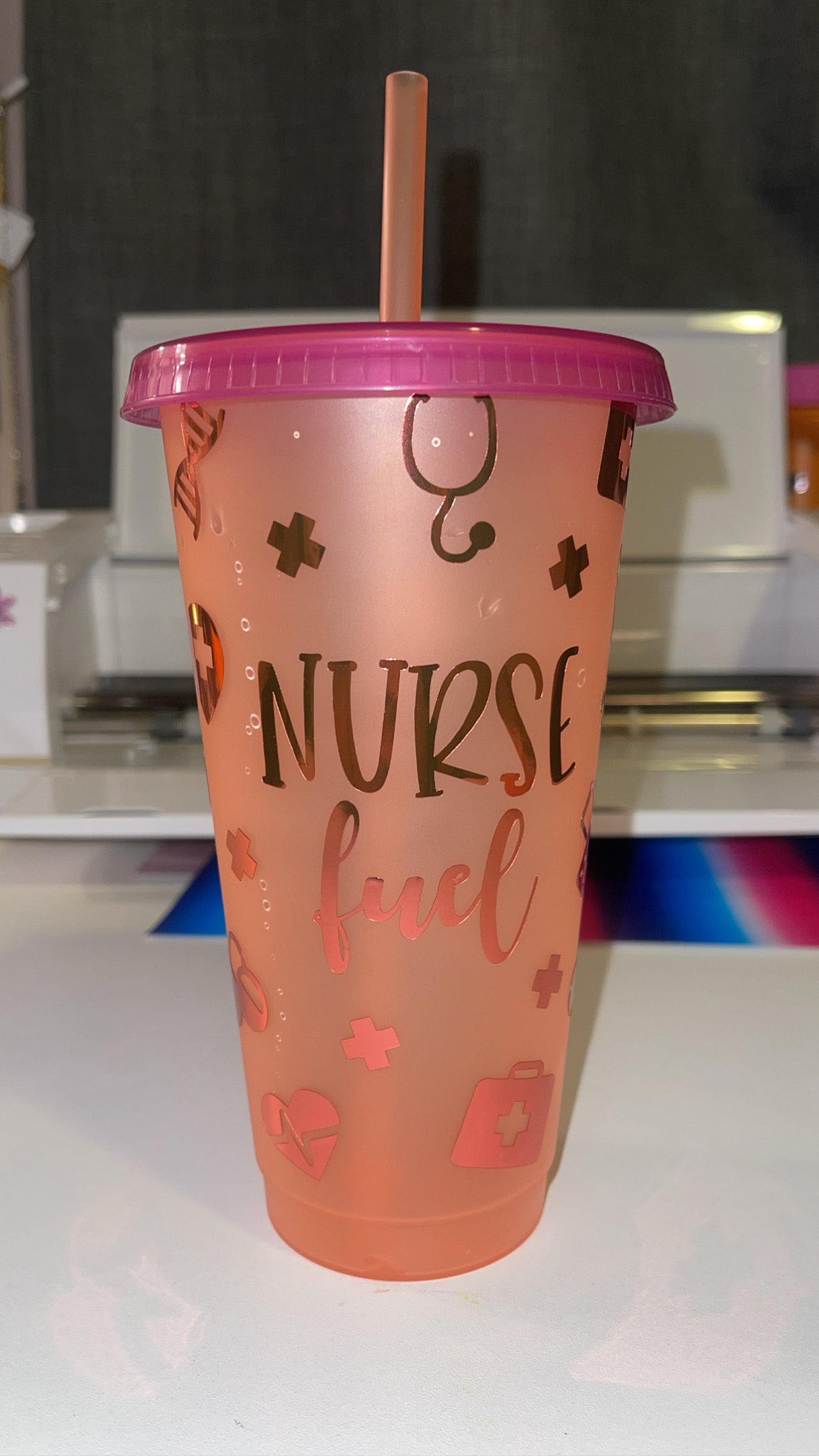 Pink Nurse Fuel Cup