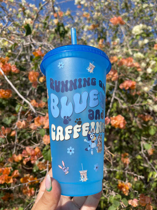 Blue Dog Coffee Cold Cup