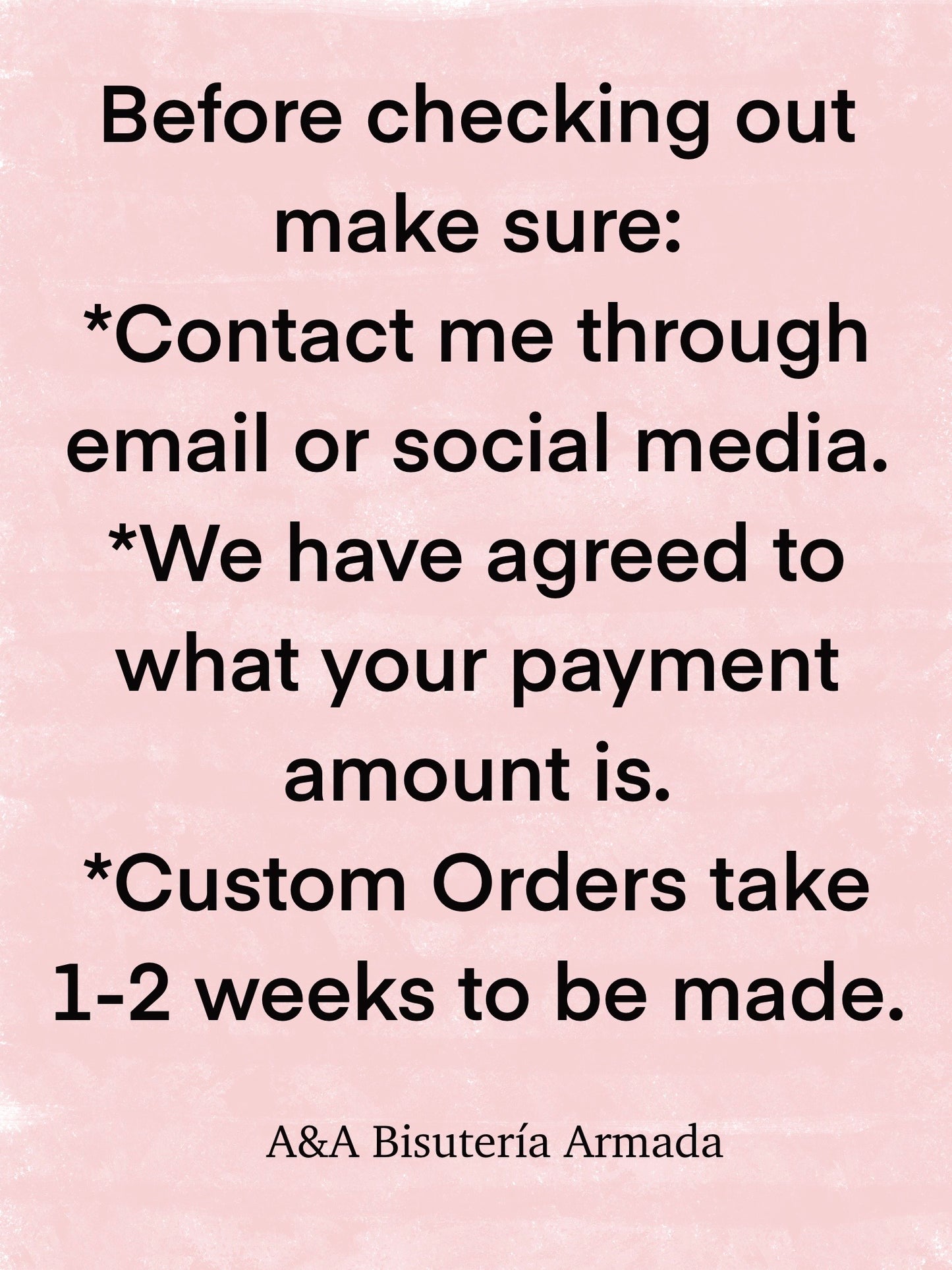 Custom Orders