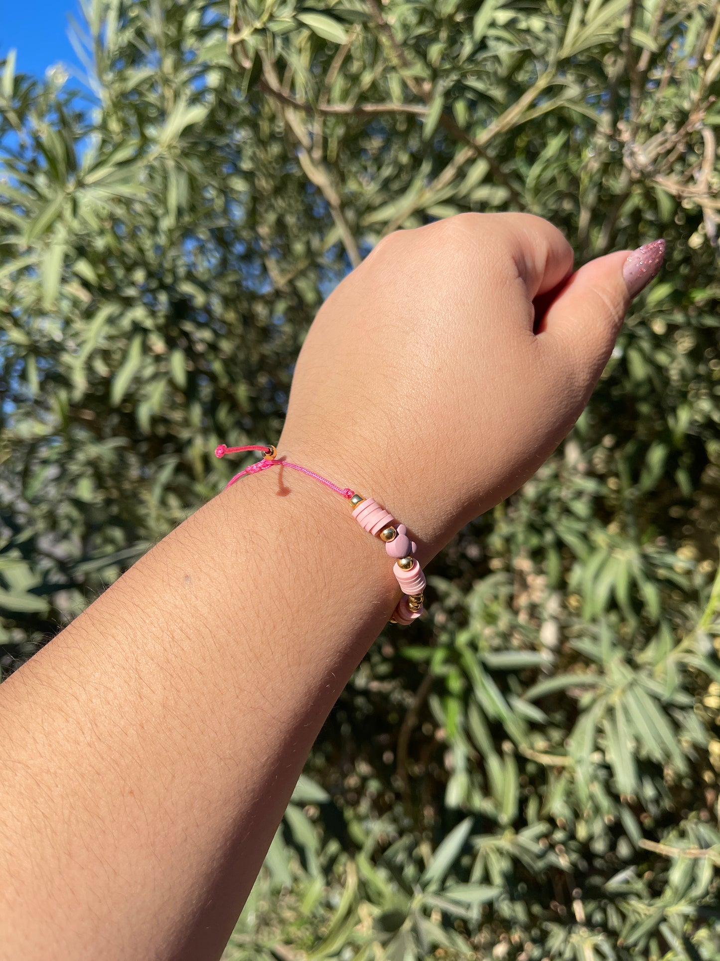 Dusty Pink Mouse Bracelets