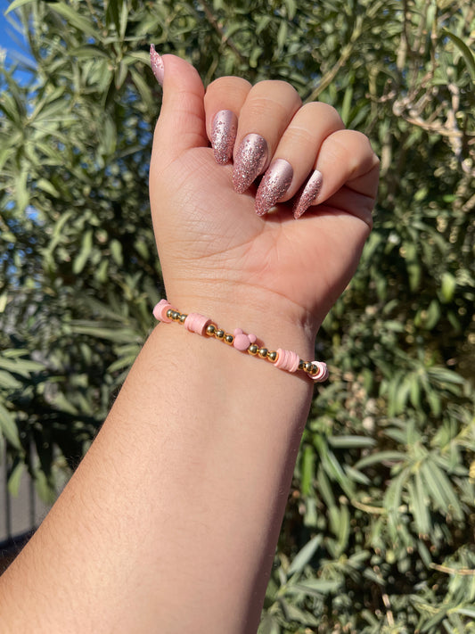 Dusty Pink Mouse Bracelets